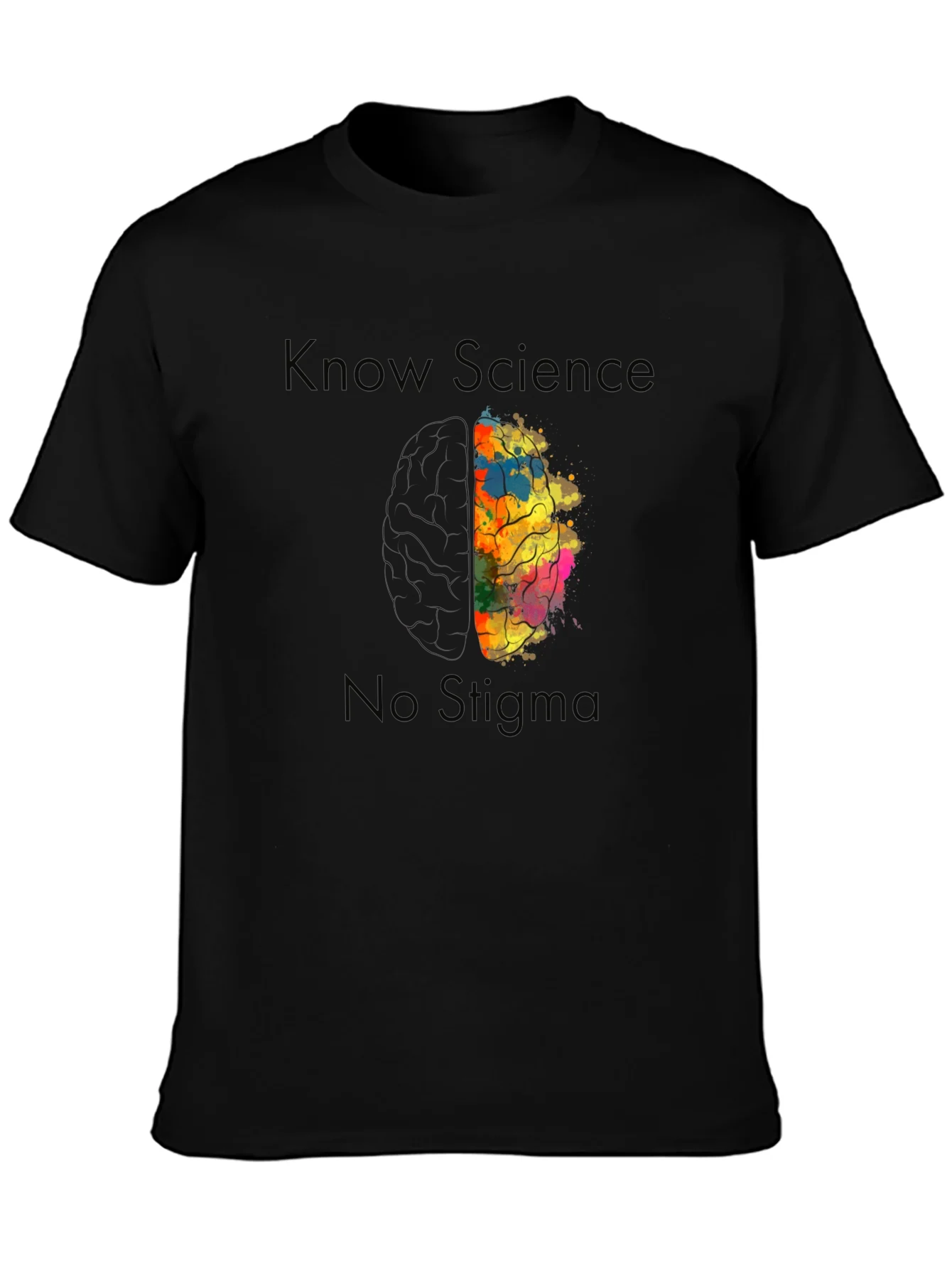 Rebbecca Know Science No Stigma Brain Graphic Tee