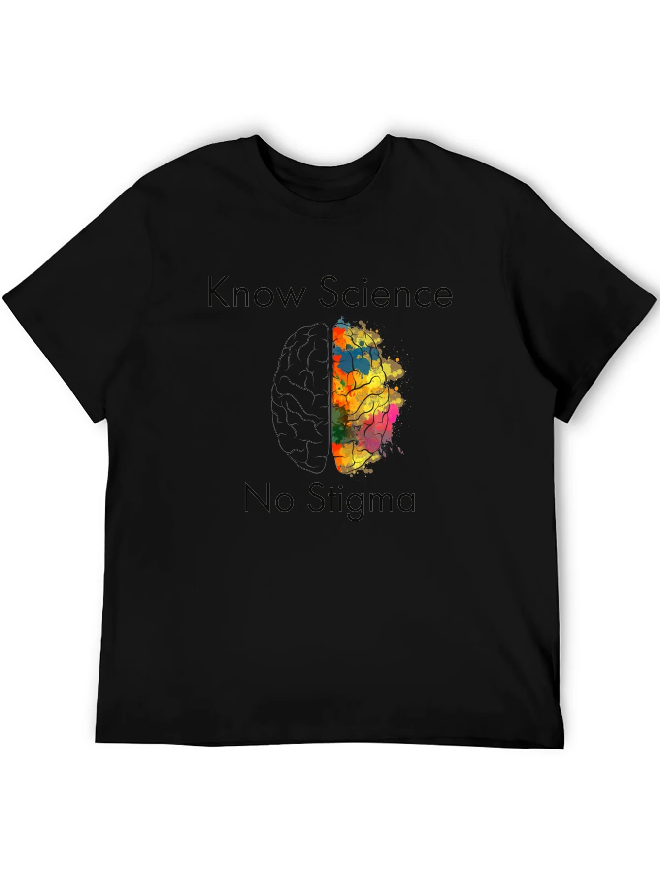 Rebbecca Know Science No Stigma Brain Graphic Tee