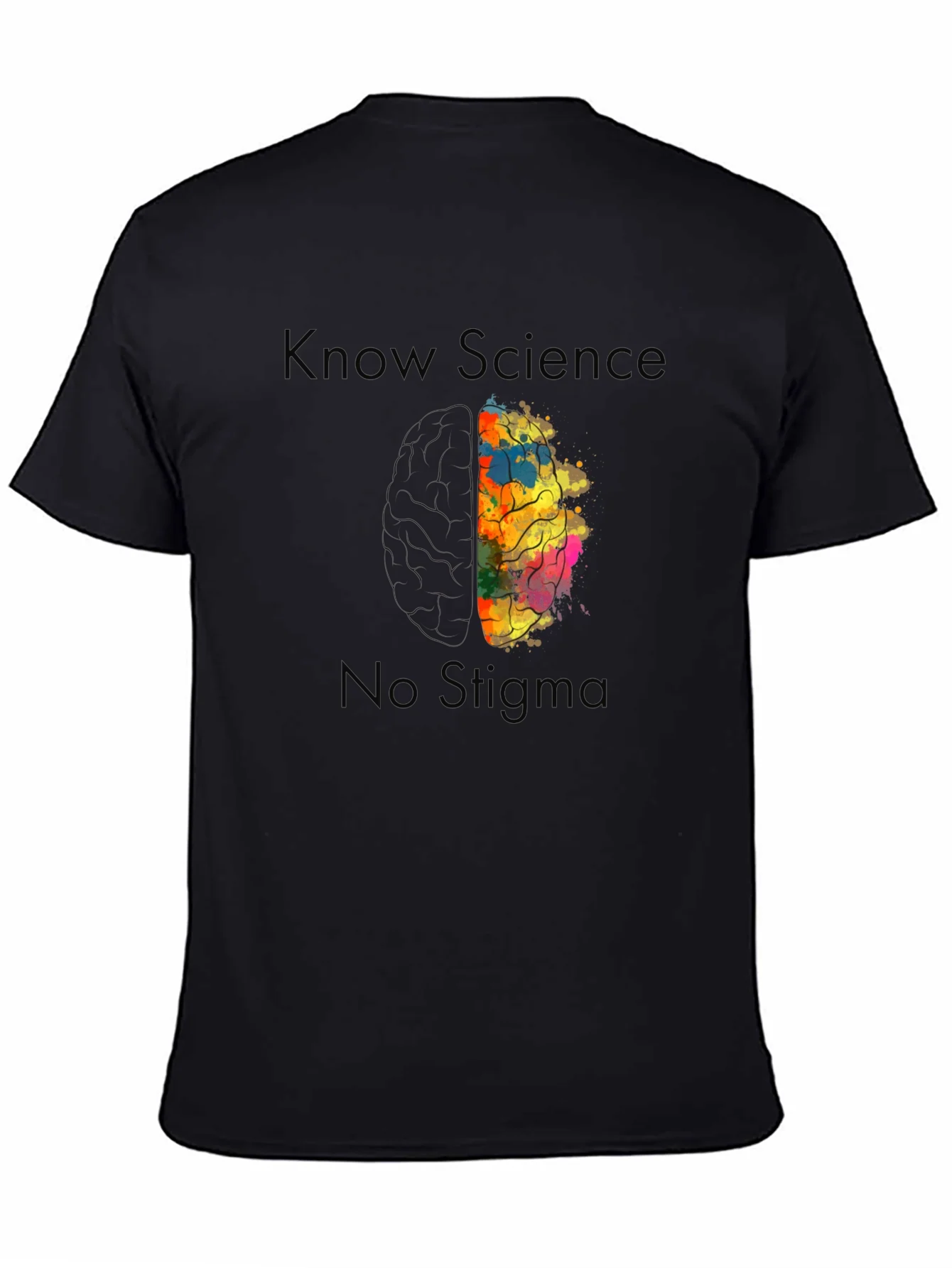 Rebbecca Know Science No Stigma Brain Graphic Tee