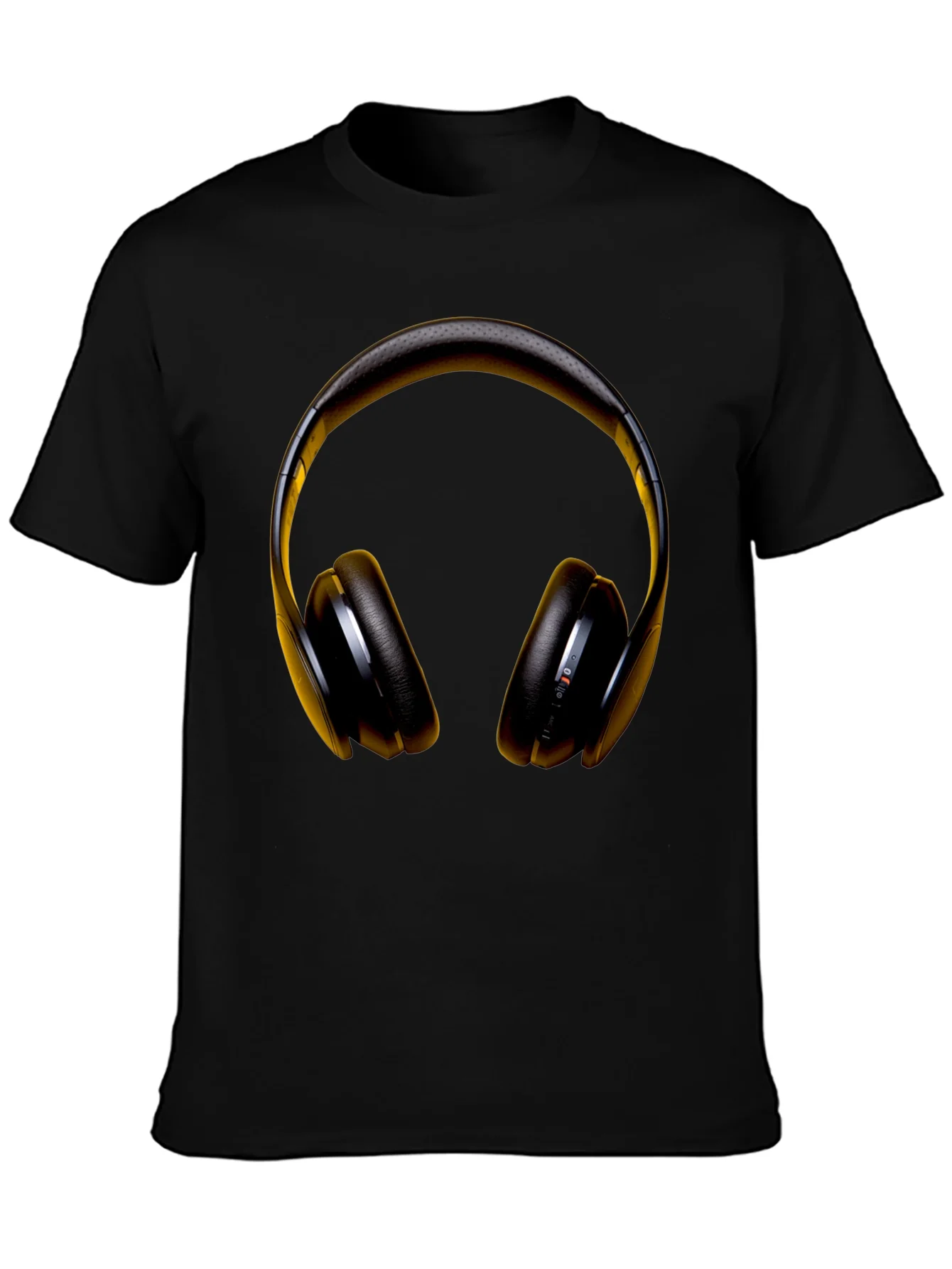 Rebbecca Headphone Graphic Black T-Shirt