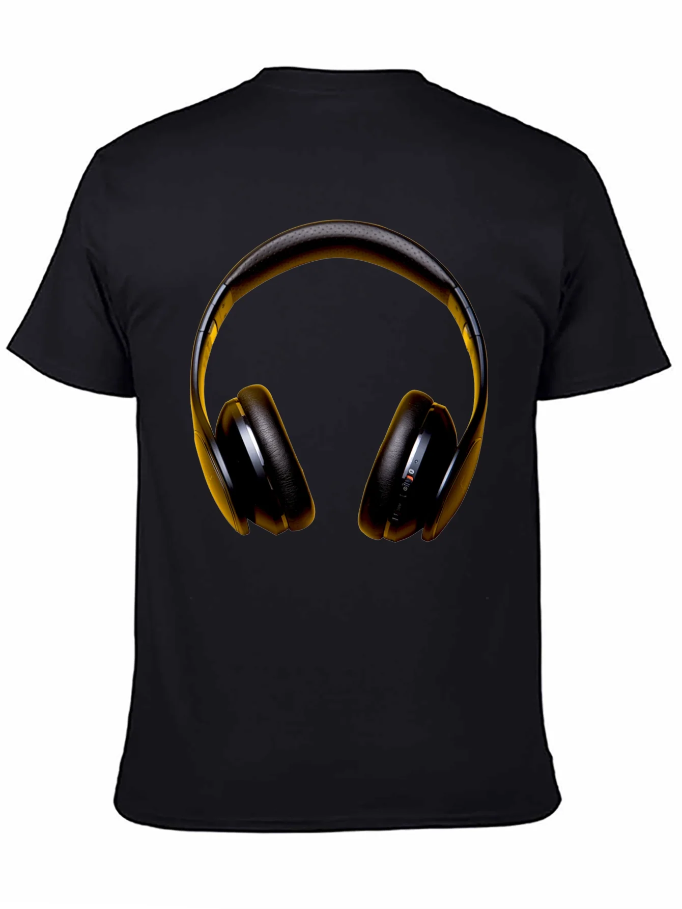 Rebbecca Headphone Graphic Black T-Shirt
