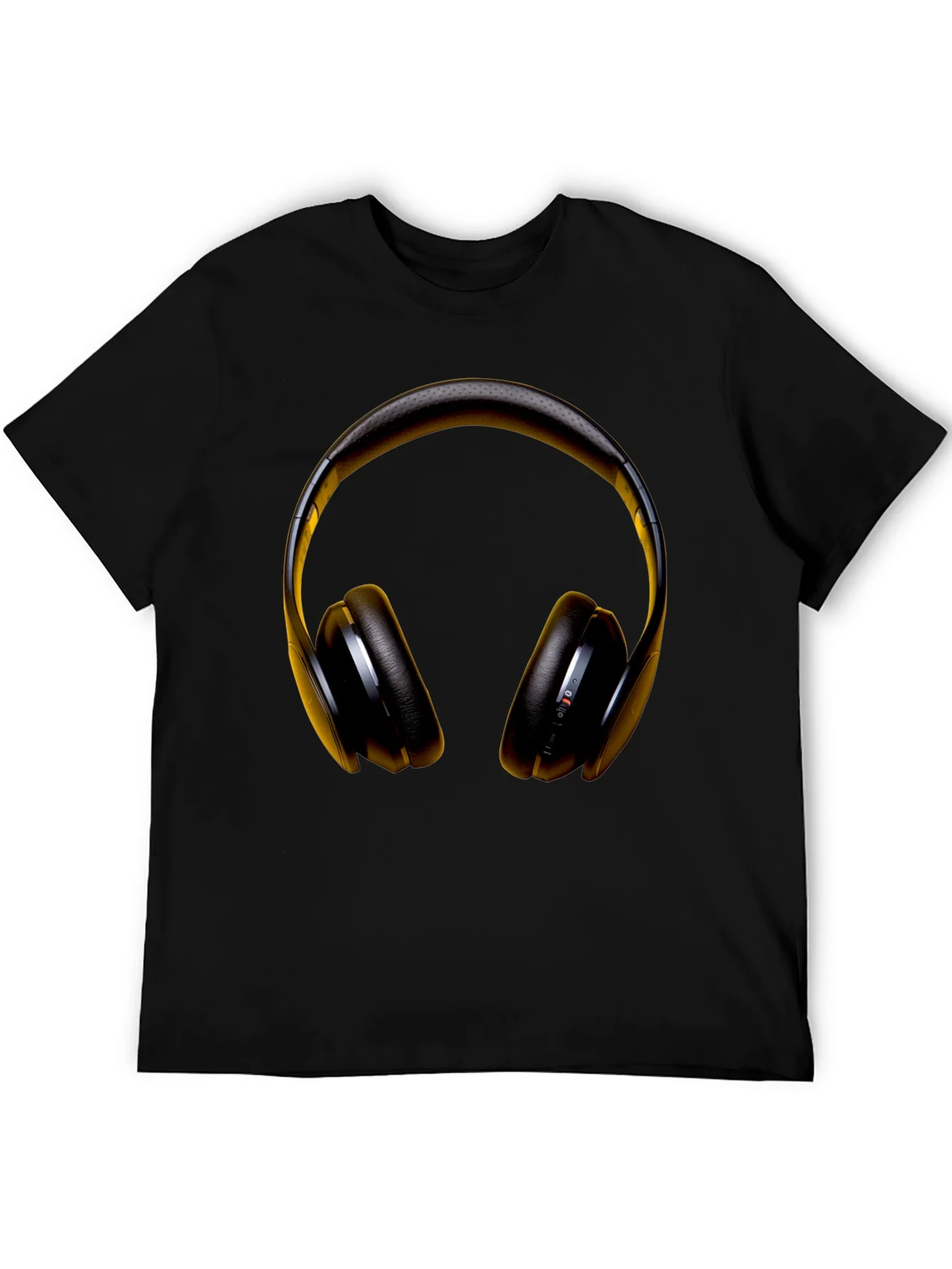 Rebbecca Headphone Graphic Black T-Shirt