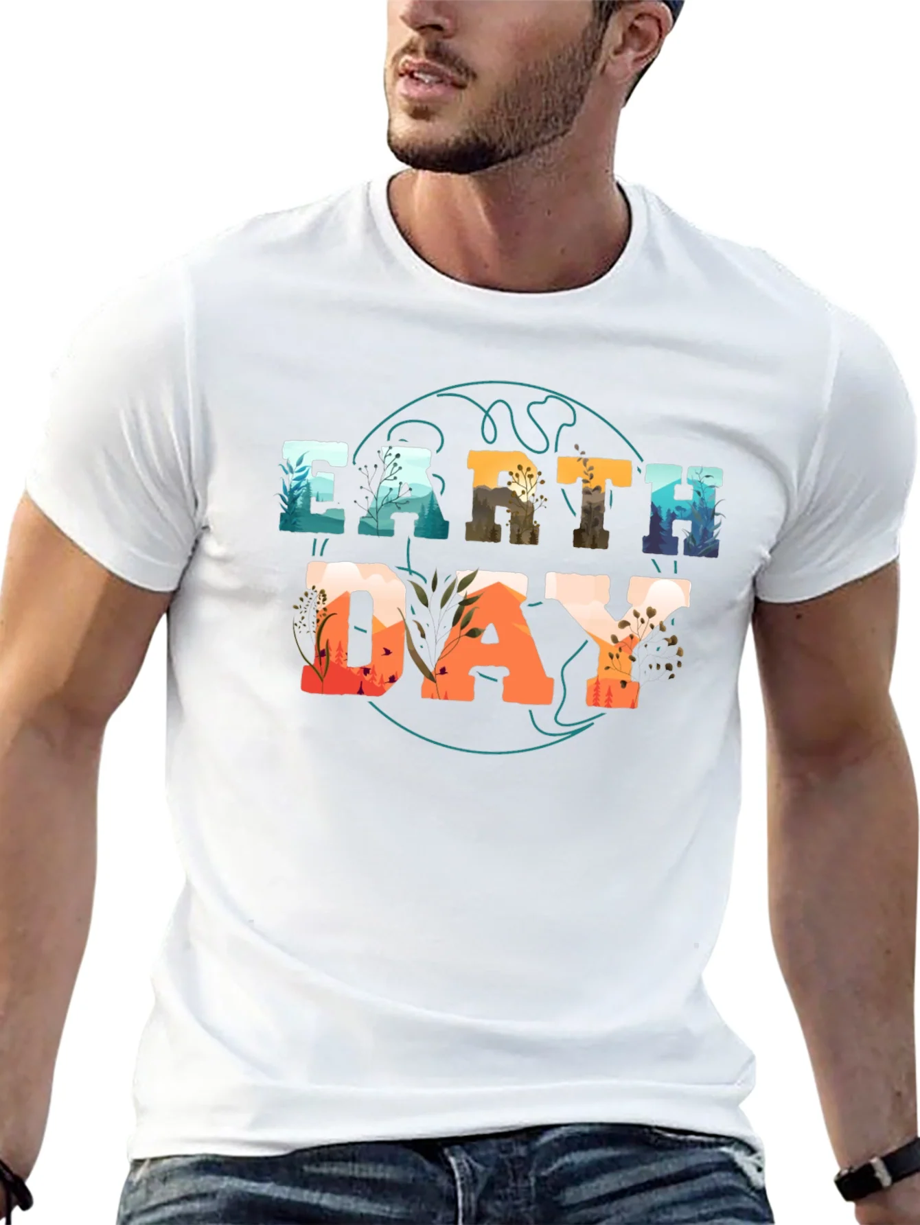Camiseta D¨ªa de la Tierra Dise?o Naturaleza