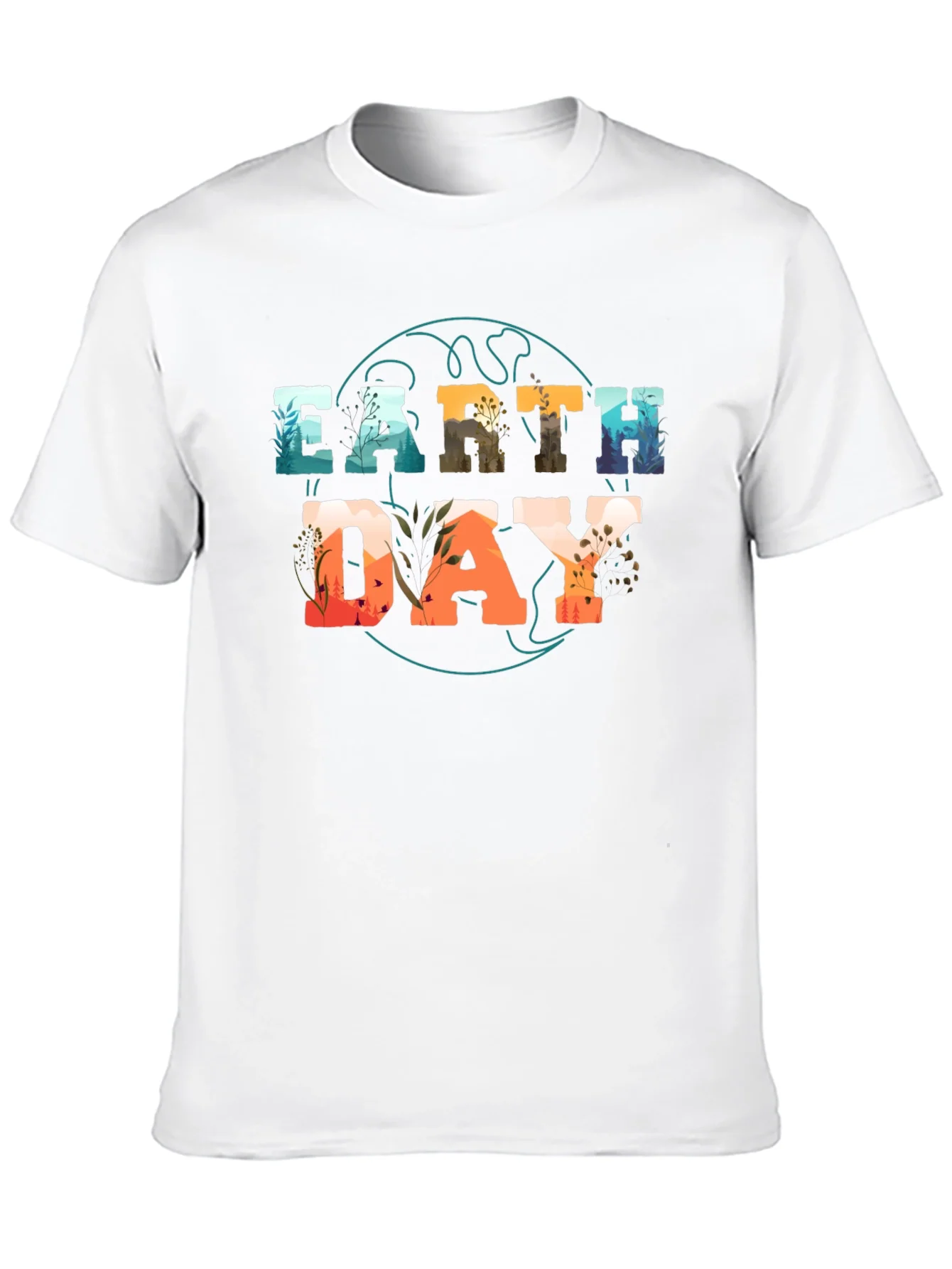 Camiseta D¨ªa de la Tierra Dise?o Naturaleza