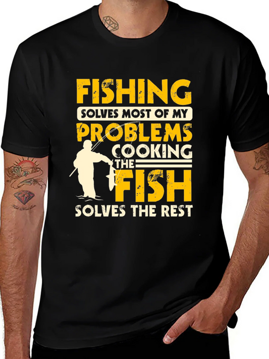 Rebbecca Fishing Solves Problems T-Shirt