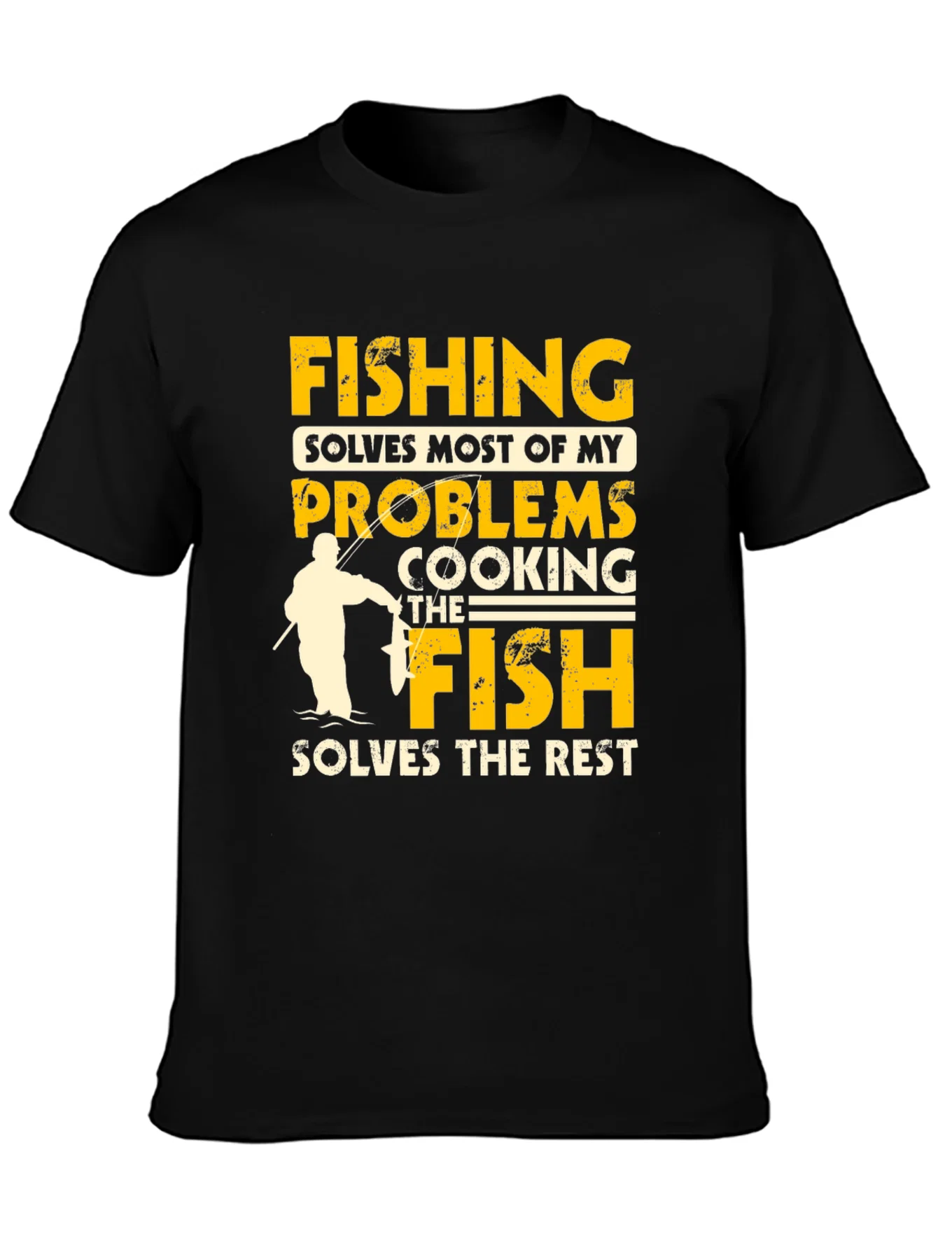 Rebbecca Fishing Solves Problems T-Shirt