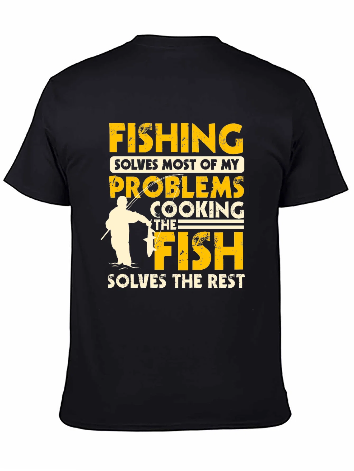 Rebbecca Fishing Solves Problems T-Shirt