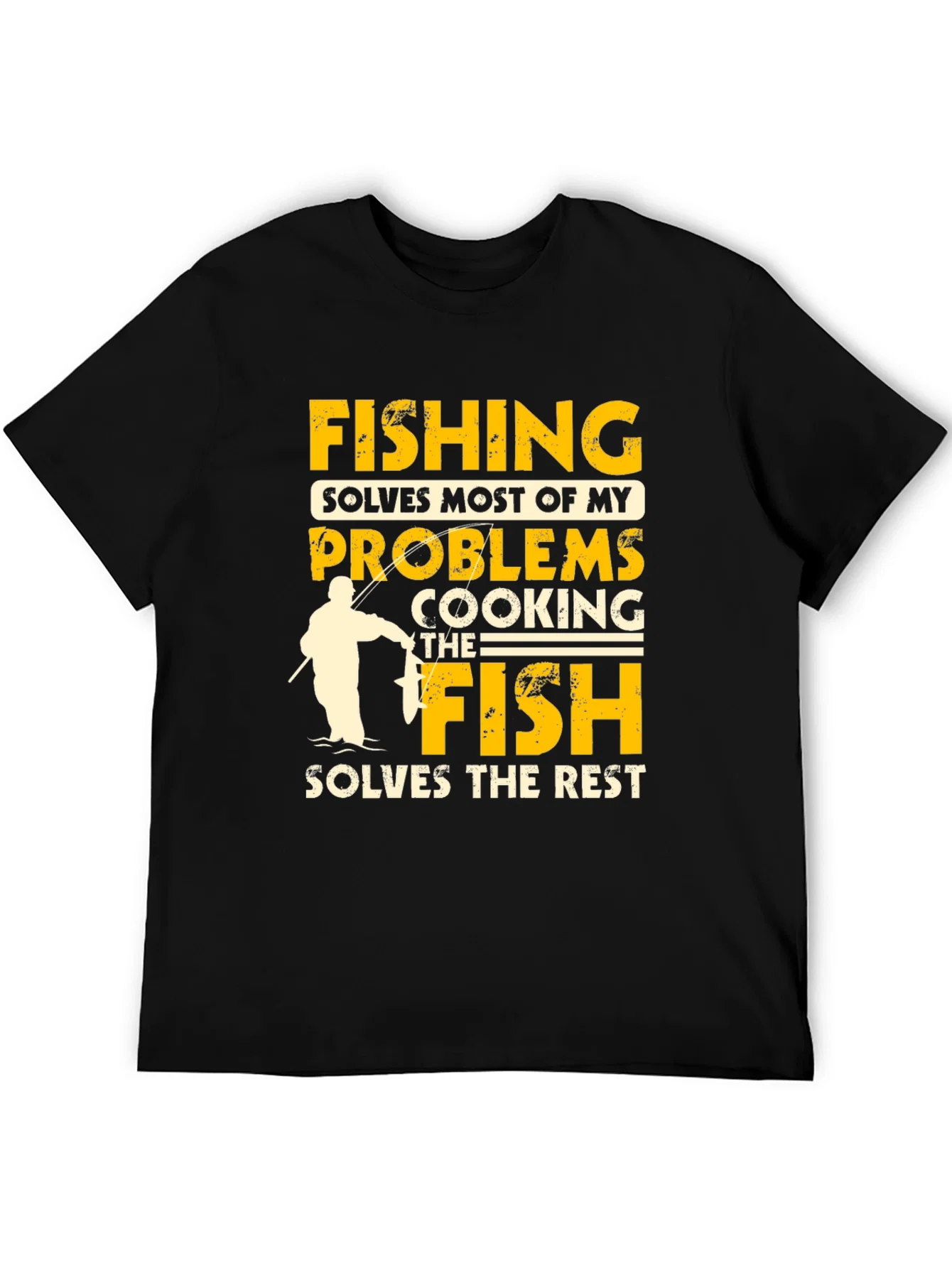 Rebbecca Fishing Solves Problems T-Shirt