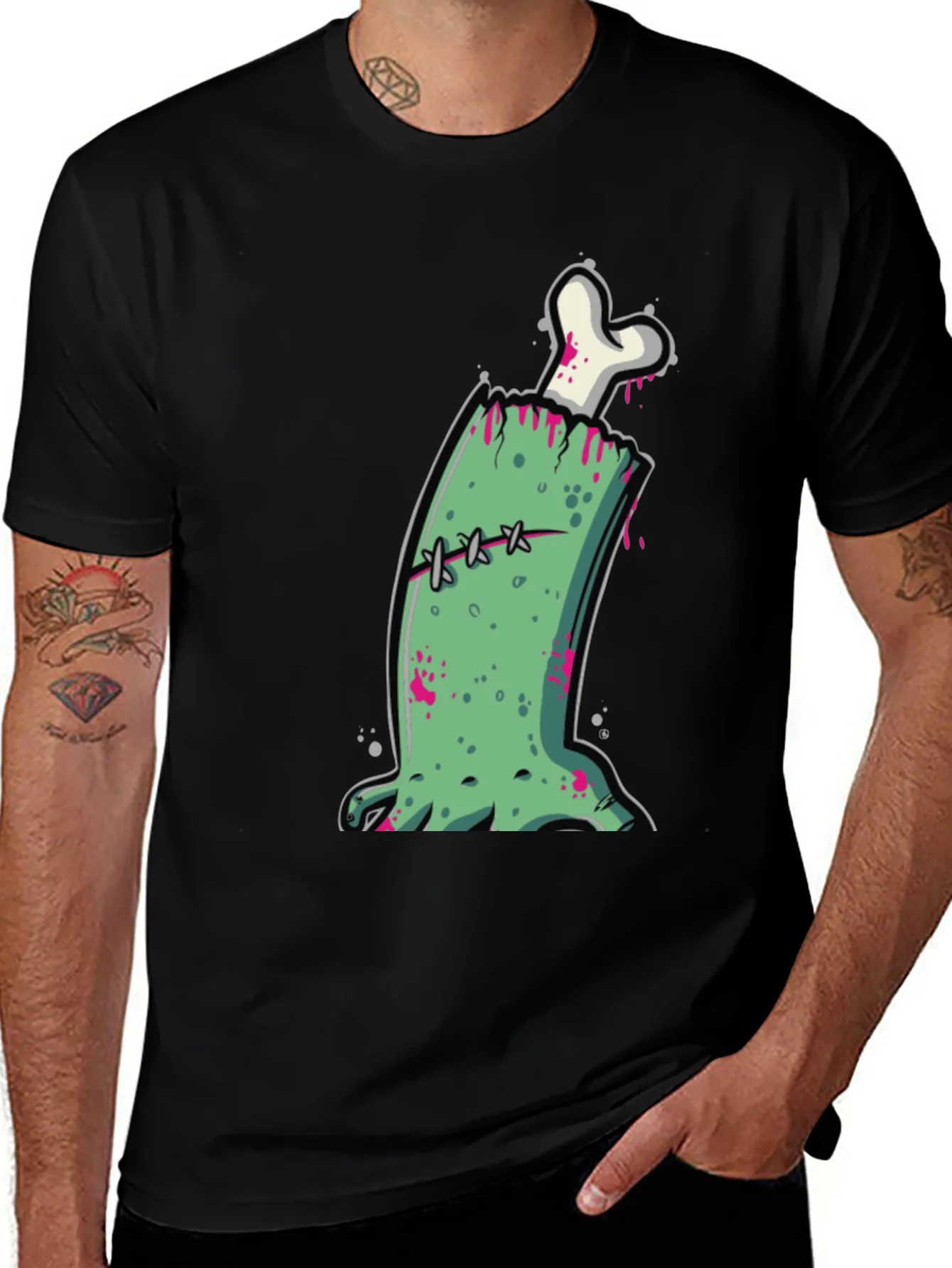 Rebbecca Zombie Arm T-Shirt - Halloween Graphic Tee
