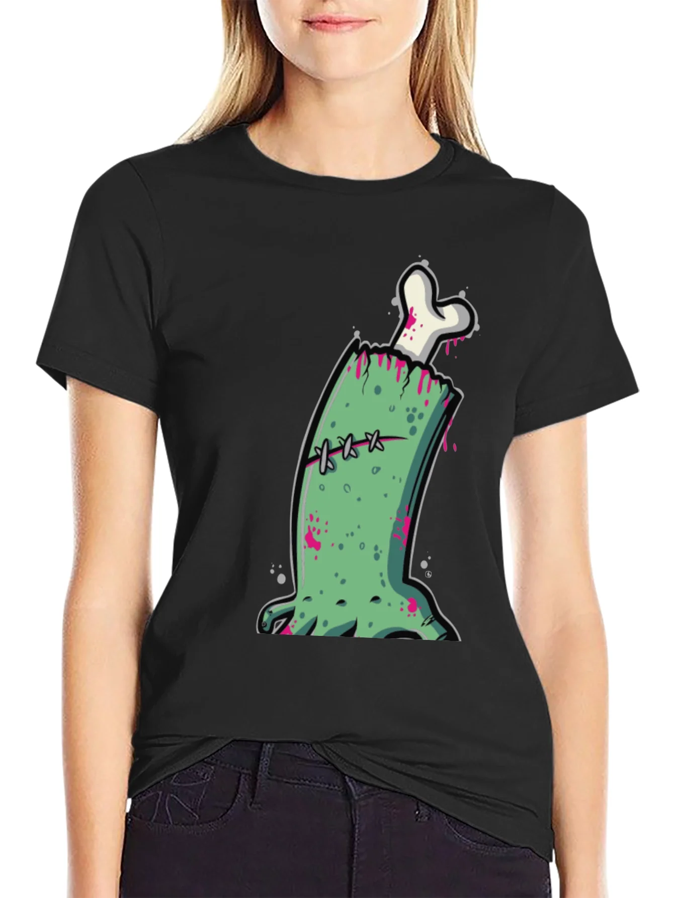 Rebbecca Zombie Arm T-Shirt - Halloween Graphic Tee
