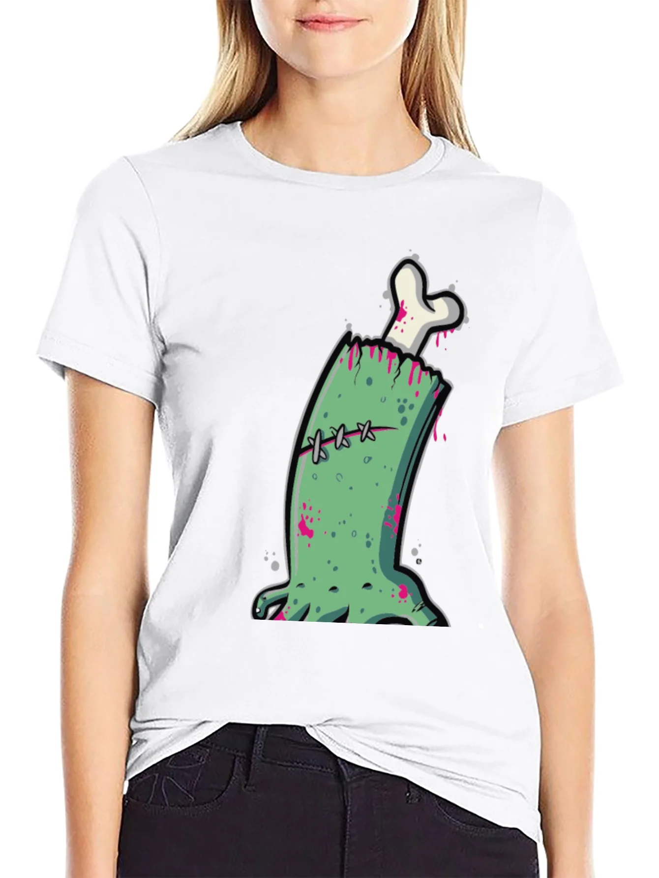 Rebbecca Zombie Arm T-Shirt - Halloween Graphic Tee