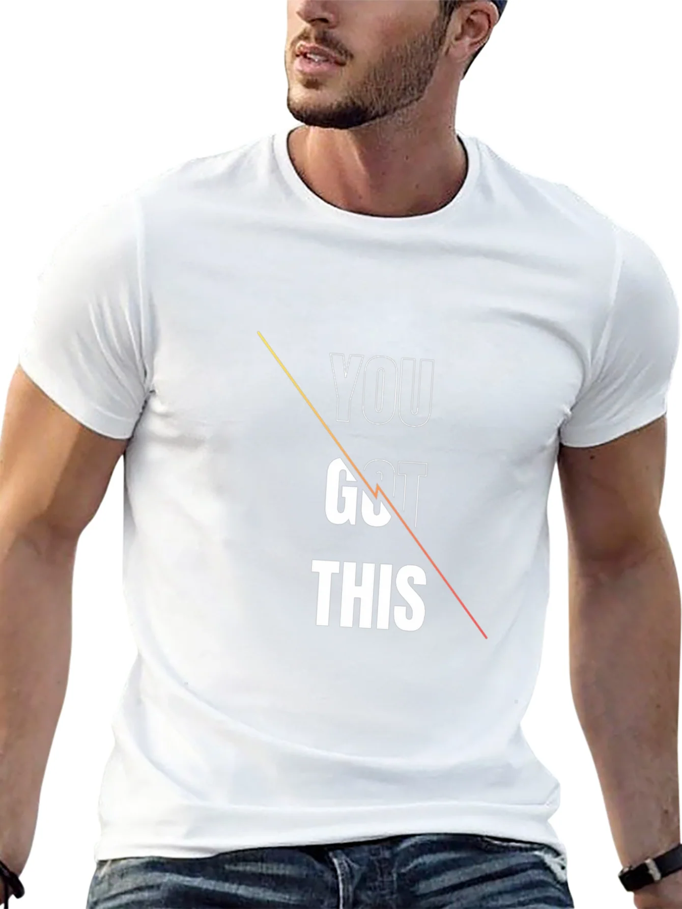 Camiseta Negra con Dise?o Motivacional You Got This