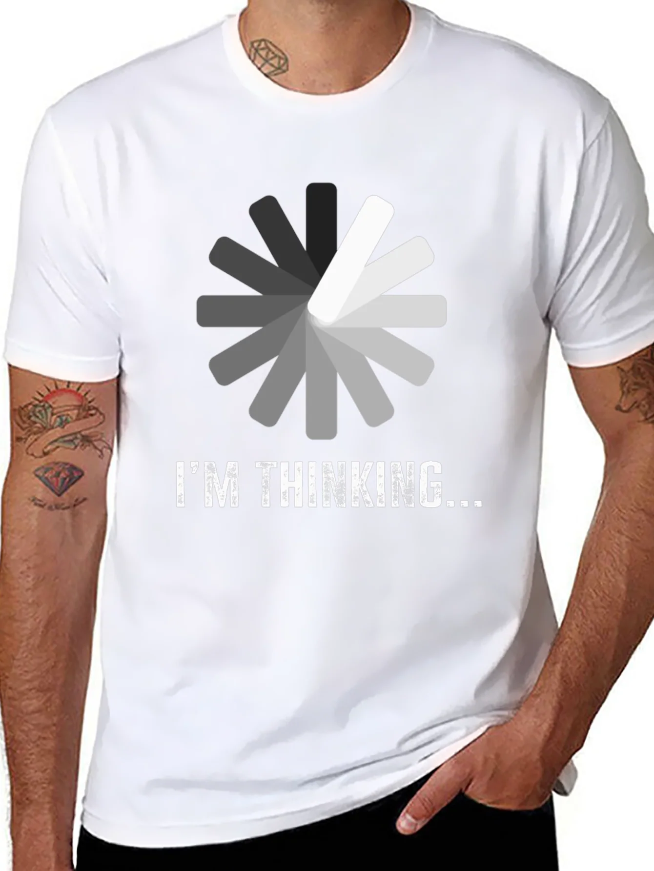 Rebbecca Im Thinking T-Shirt - Funny Loading Design