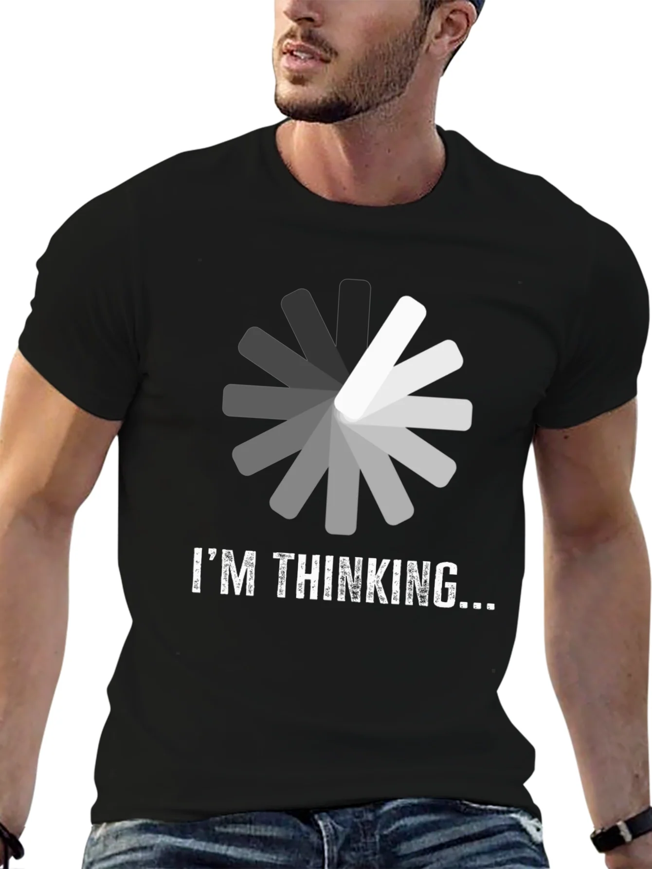Rebbecca Im Thinking T-Shirt - Funny Loading Design
