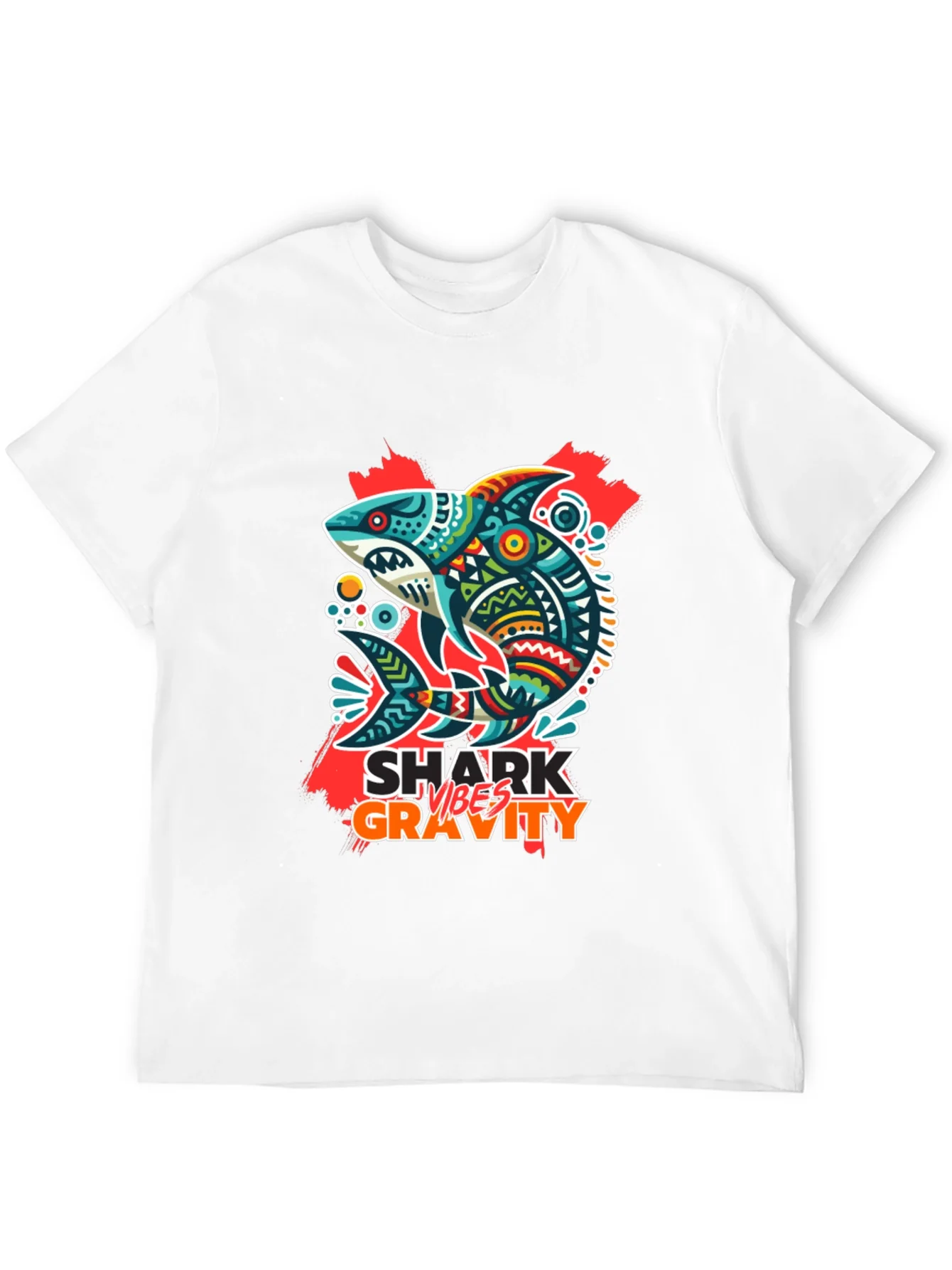 Rebbecca Shark Vibes Gravity Black T-Shirt