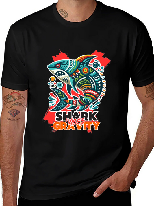 Rebbecca Shark Vibes Gravity Black T-Shirt