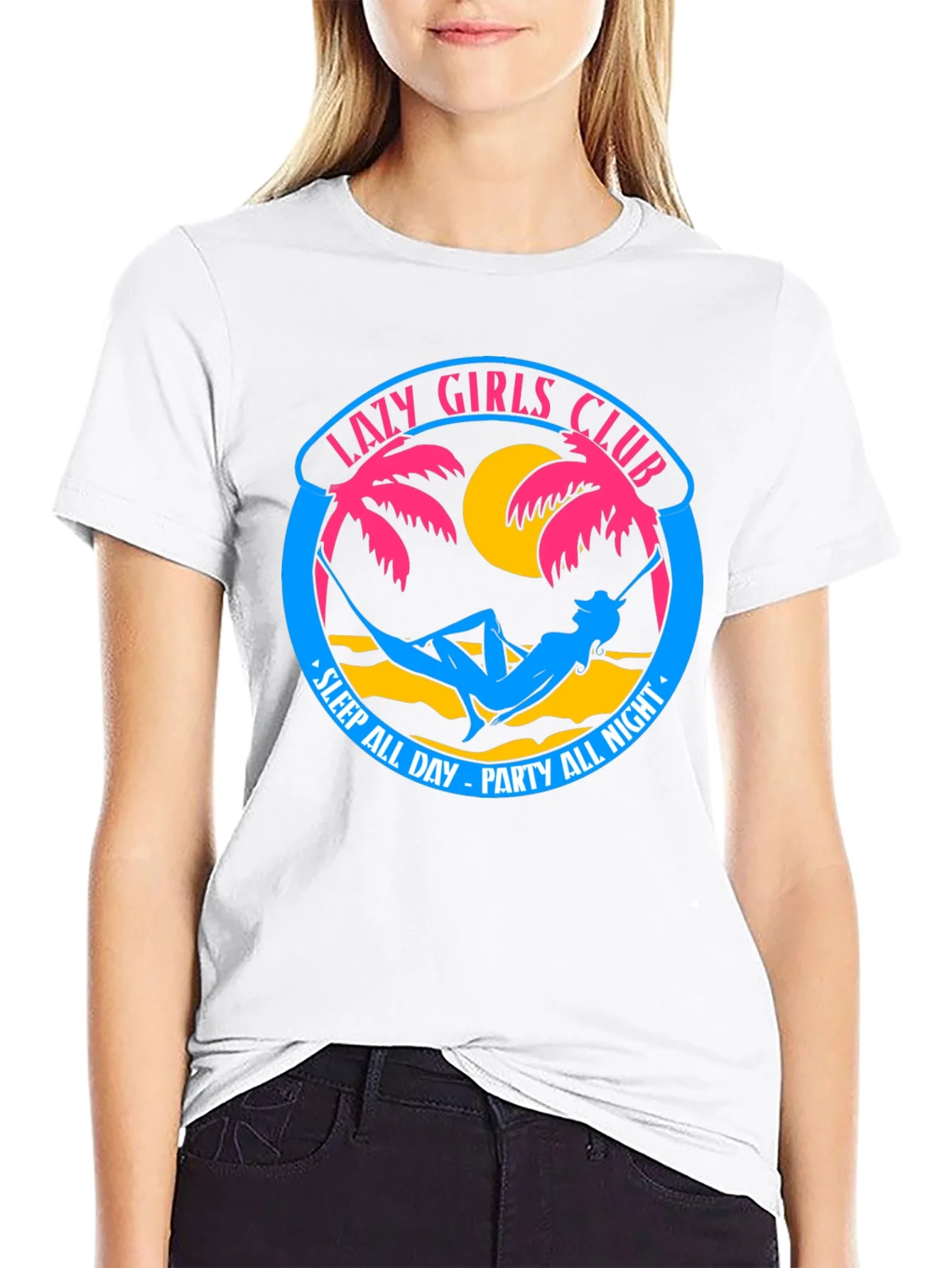Rebbecca Lazy Girls Club Graphic Tee