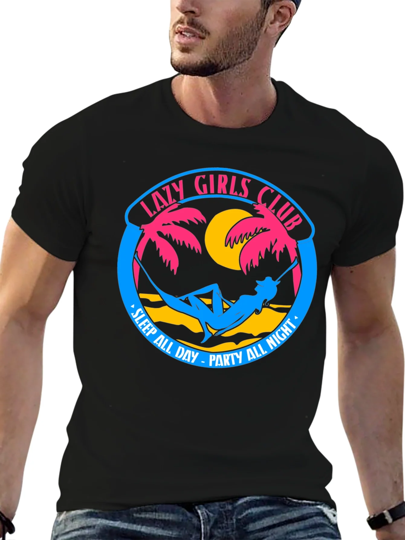 Rebbecca Lazy Girls Club Graphic Tee