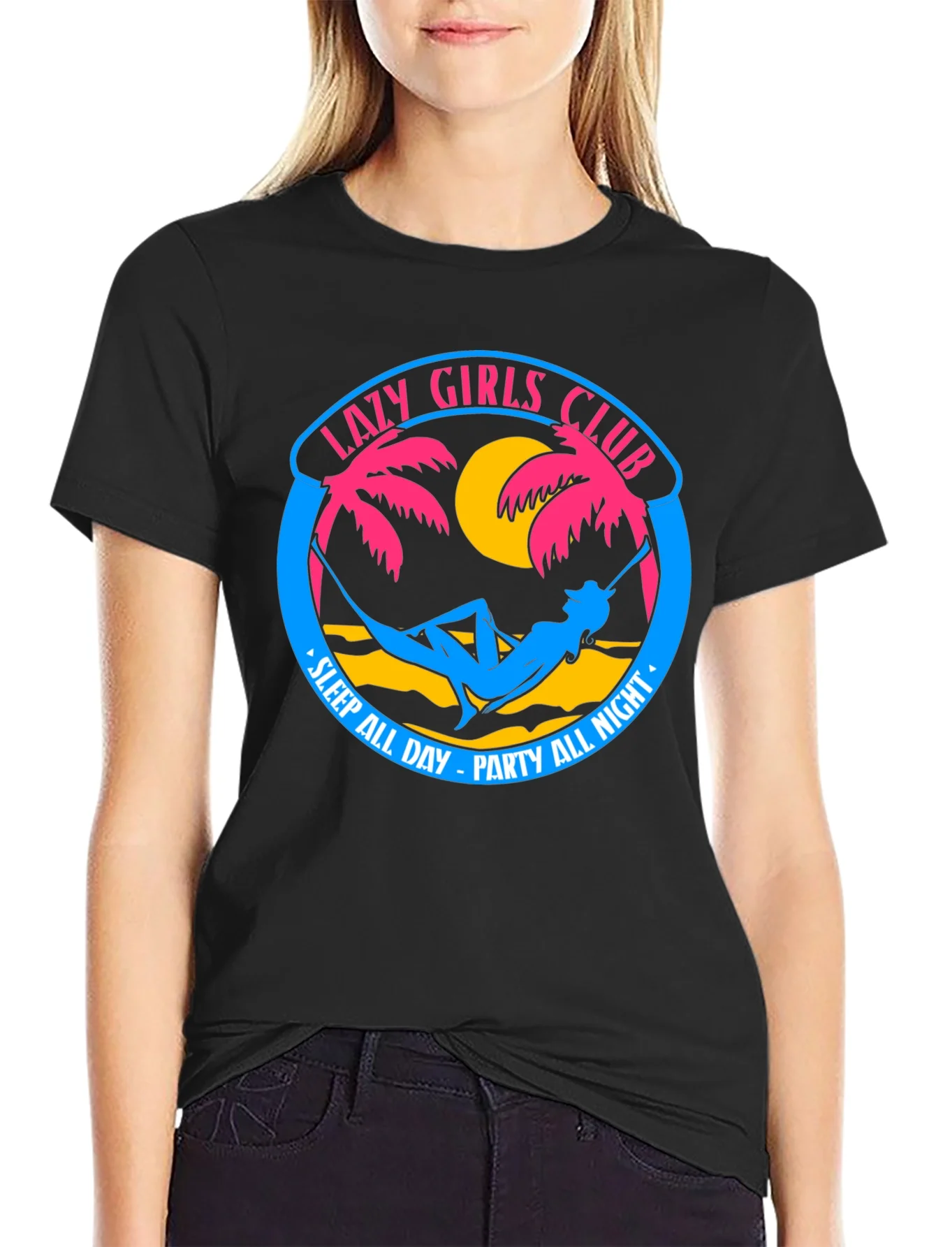 Rebbecca Lazy Girls Club Graphic Tee