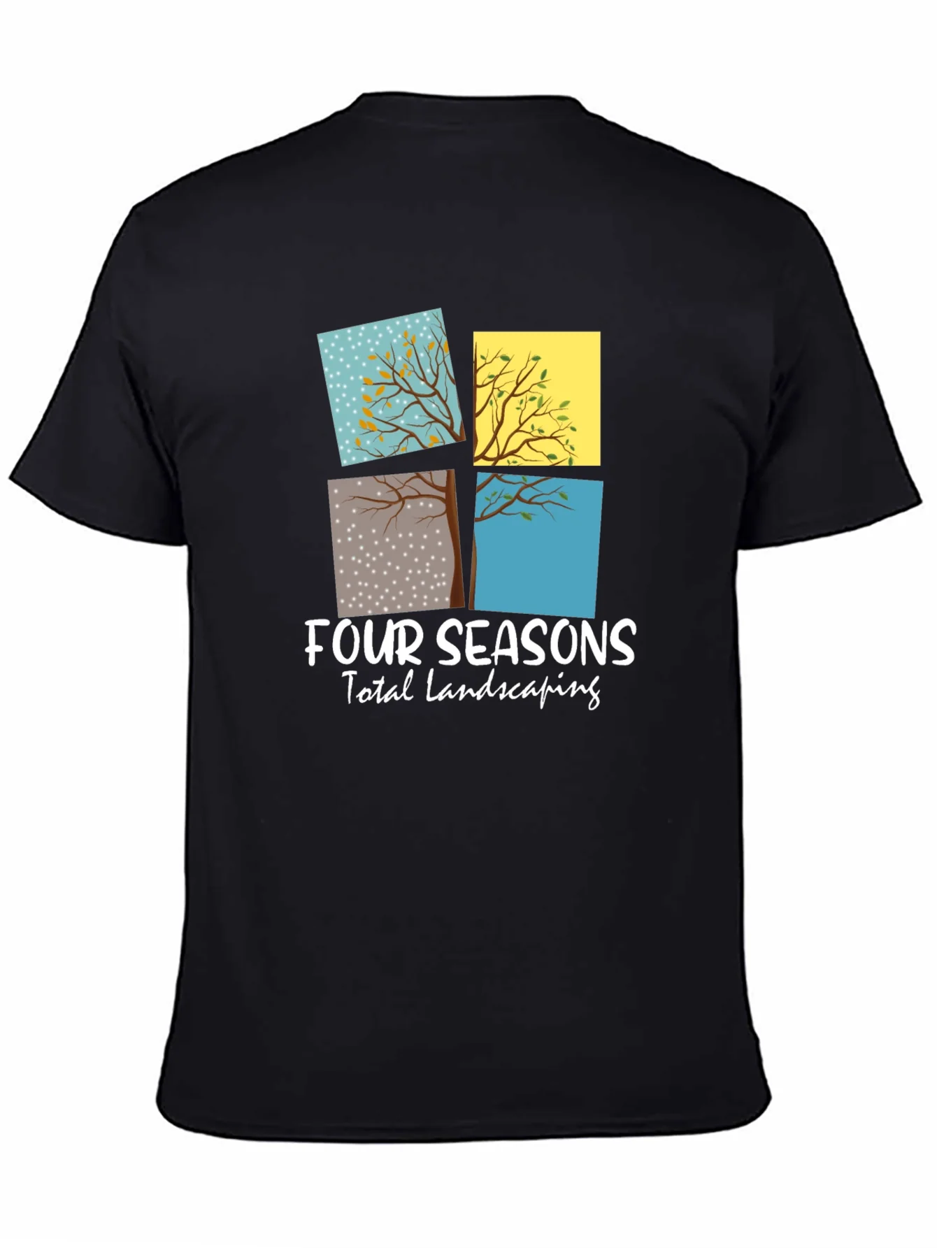 Camiseta Negra Four Seasons Landscaping