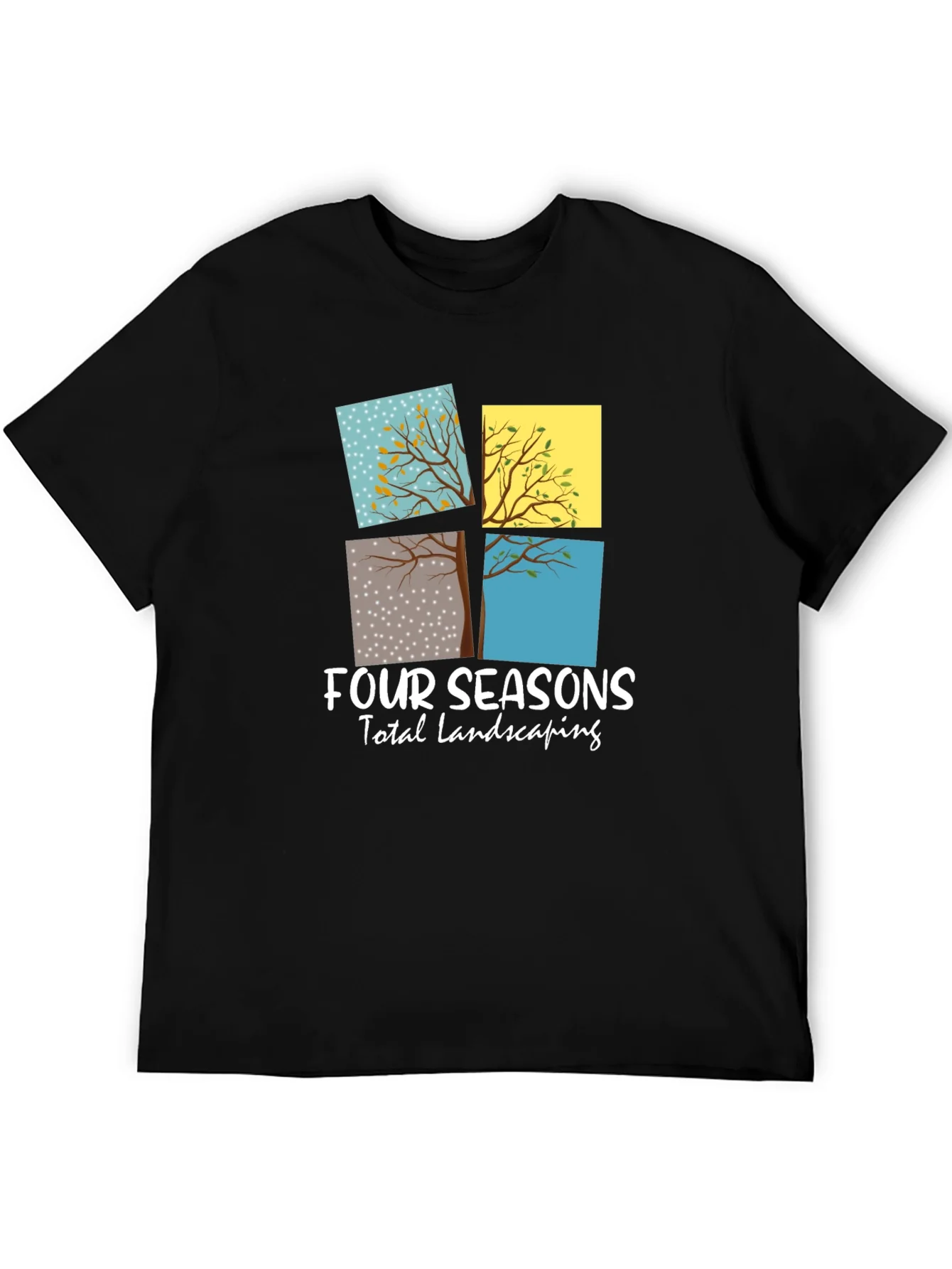 Camiseta Negra Four Seasons Landscaping