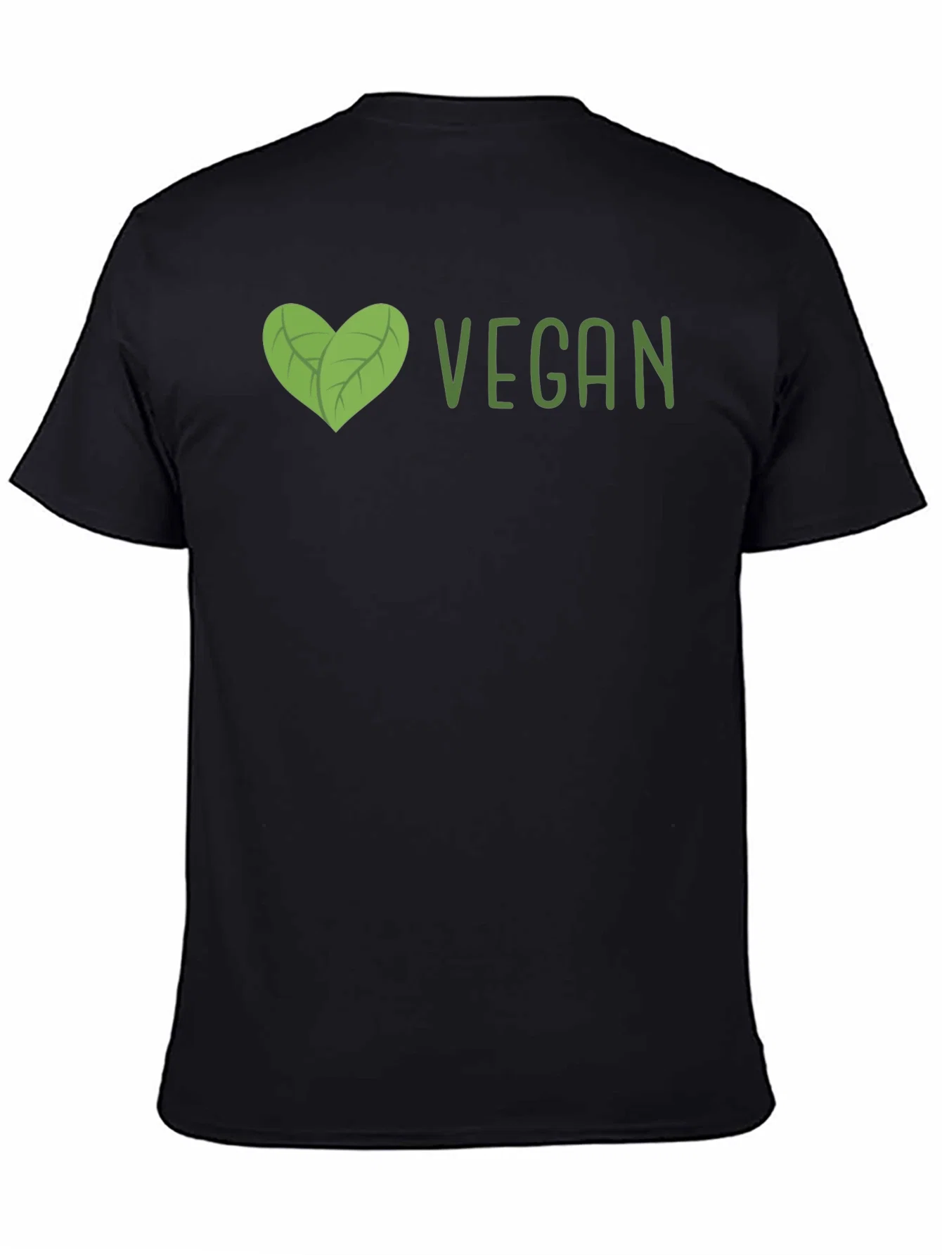 Rebbecca Vegan Heart Graphic T-Shirt - Unisex Black Tee