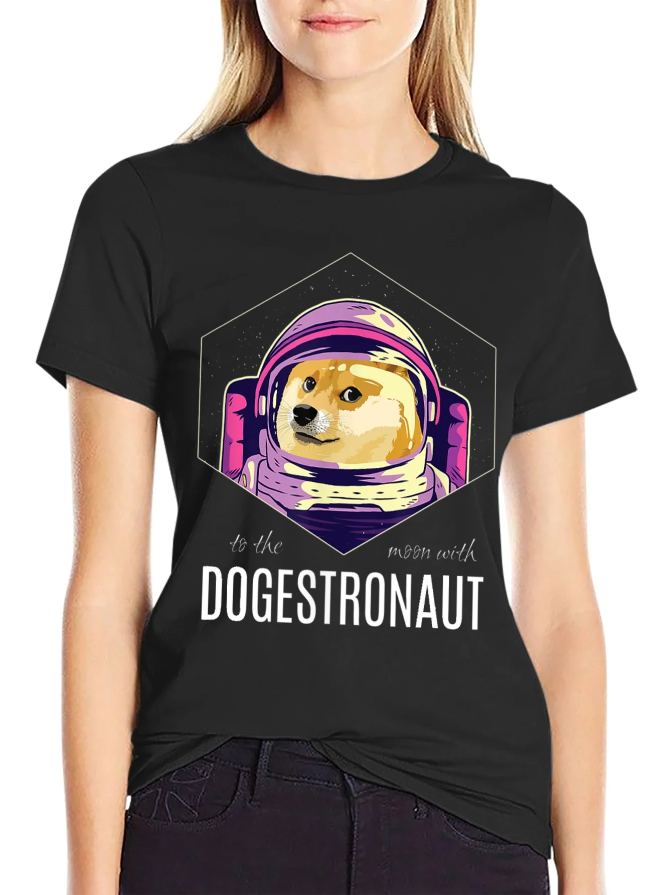 Camiseta Dogestronauta: ?A la Luna con Doge!