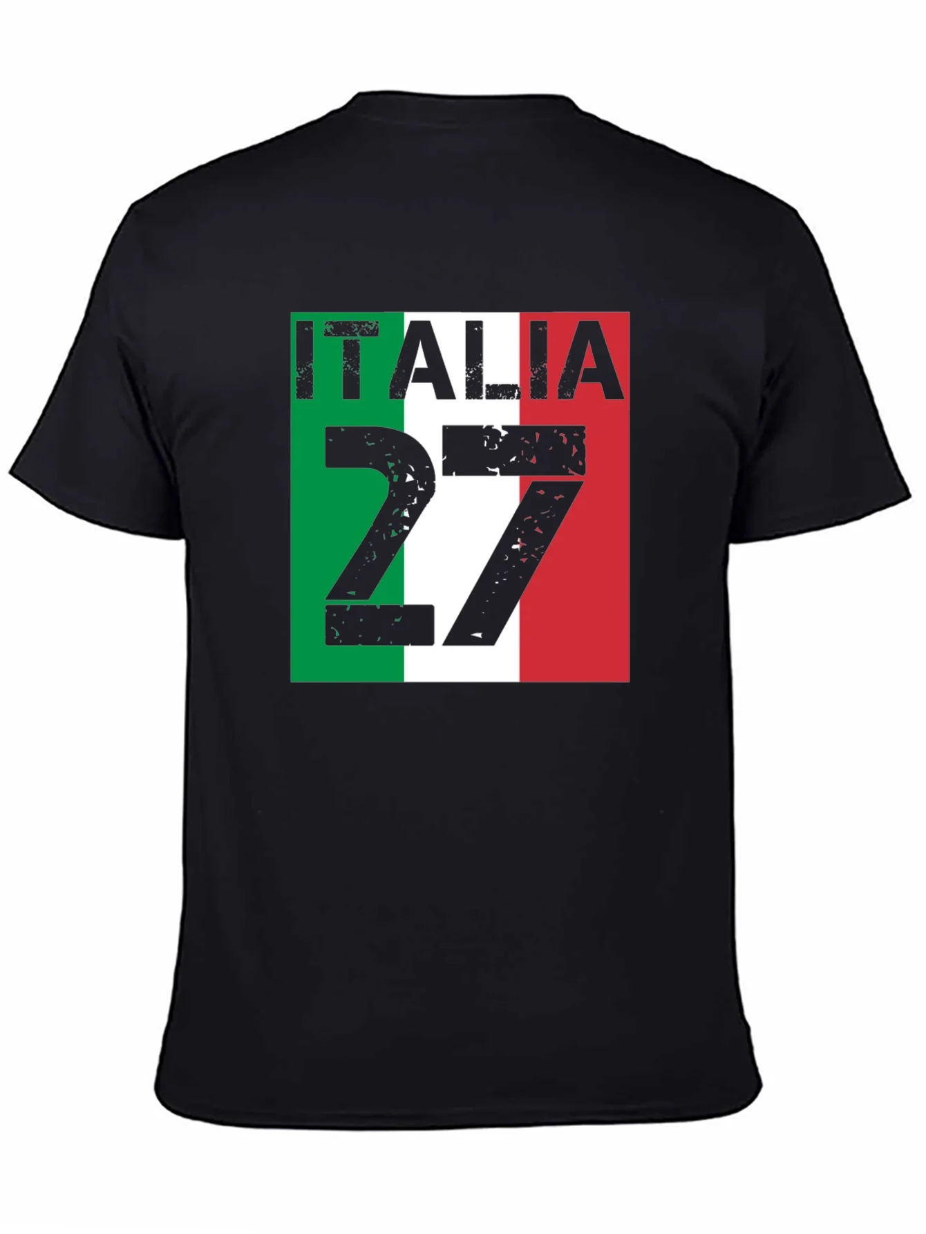 Rebbecca Italia 27 Black T-Shirt Italian Pride