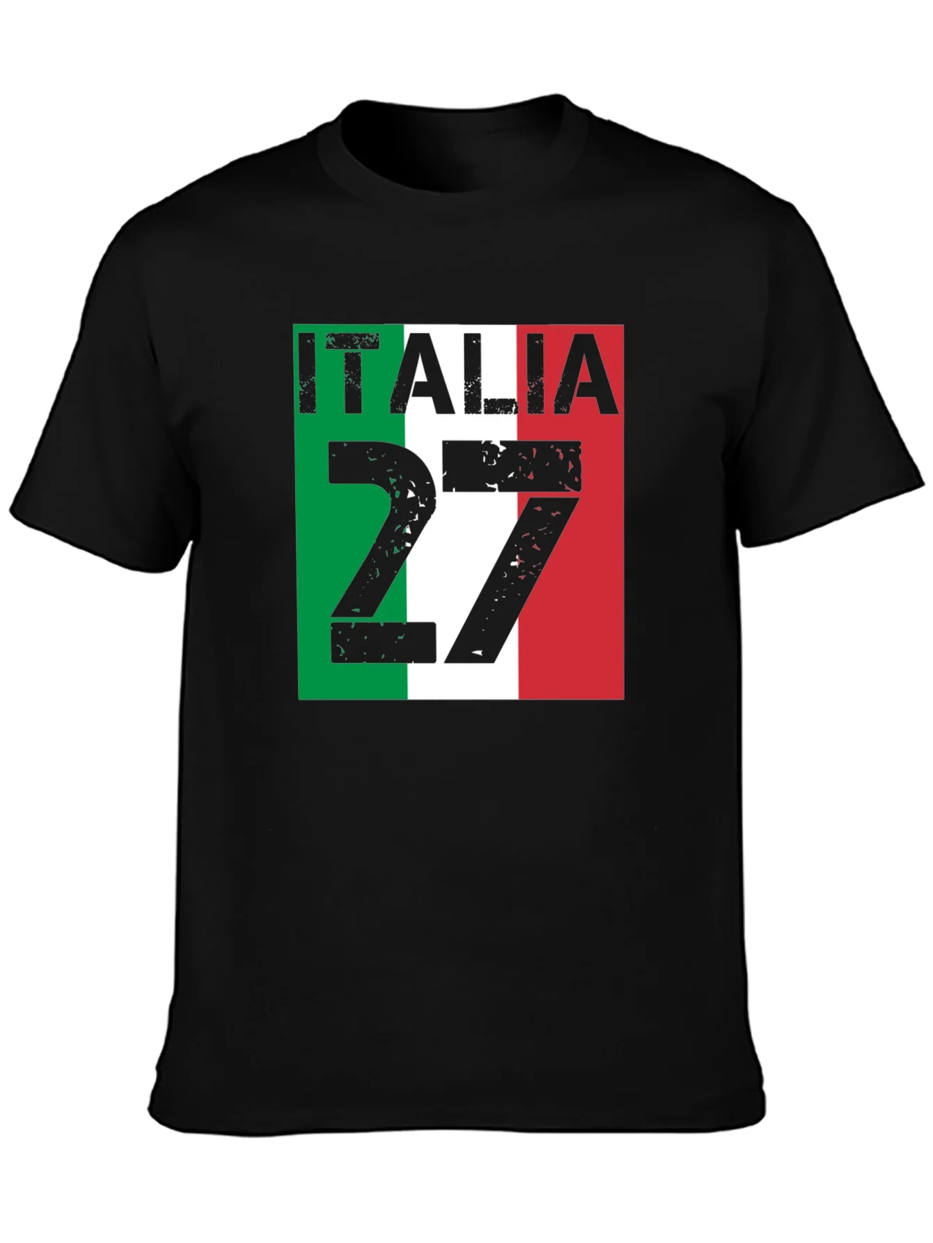 Rebbecca Italia 27 Black T-Shirt Italian Pride