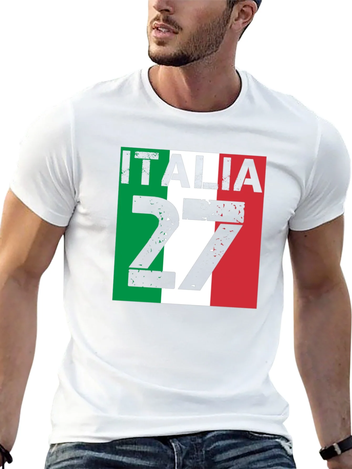 Rebbecca Italia 27 Black T-Shirt Italian Pride