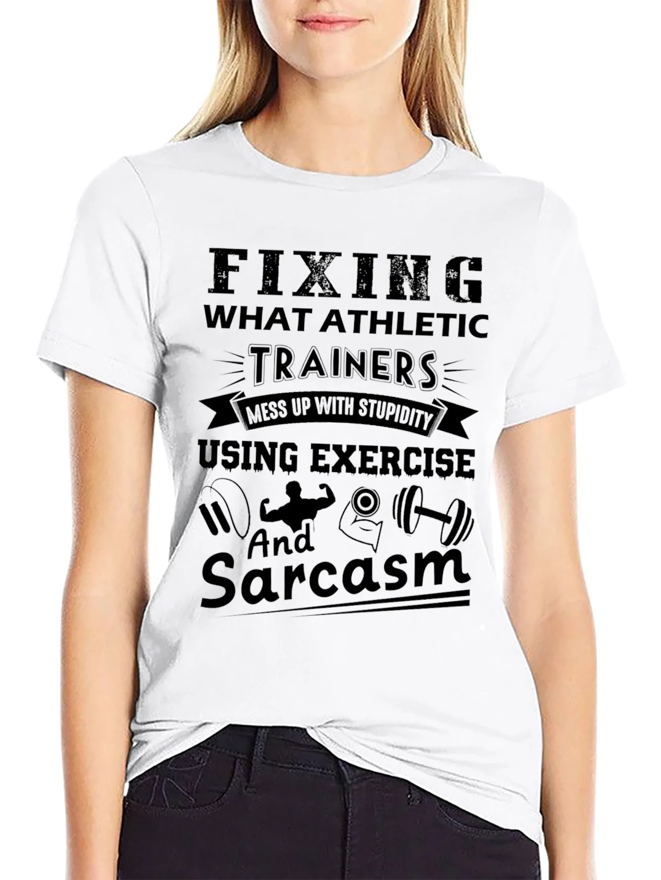 Camiseta Negra: Entrenador Atl¨¦tico con Sarcasmo