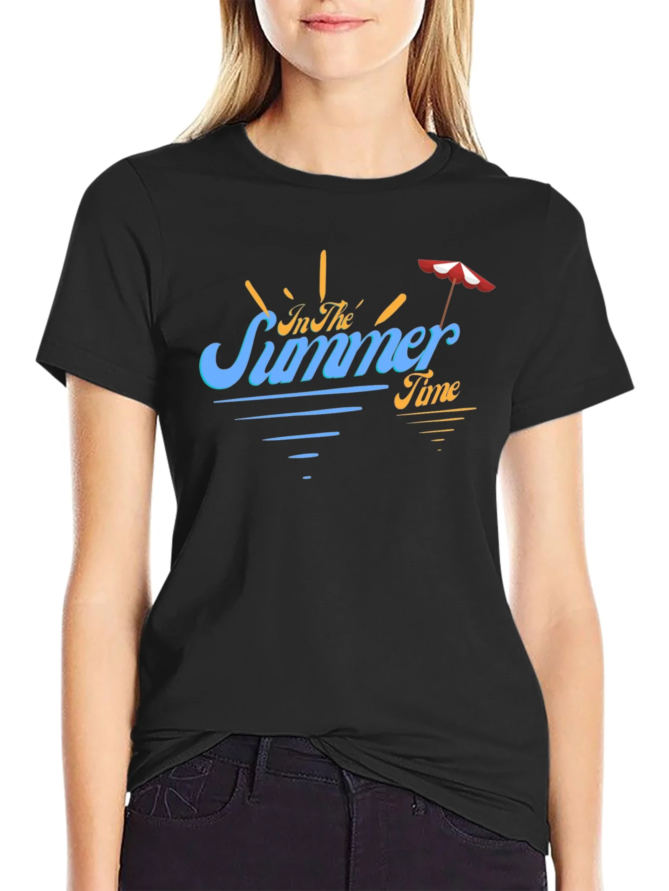 Rebbecca Summer Time T-Shirt - Beach Vibes