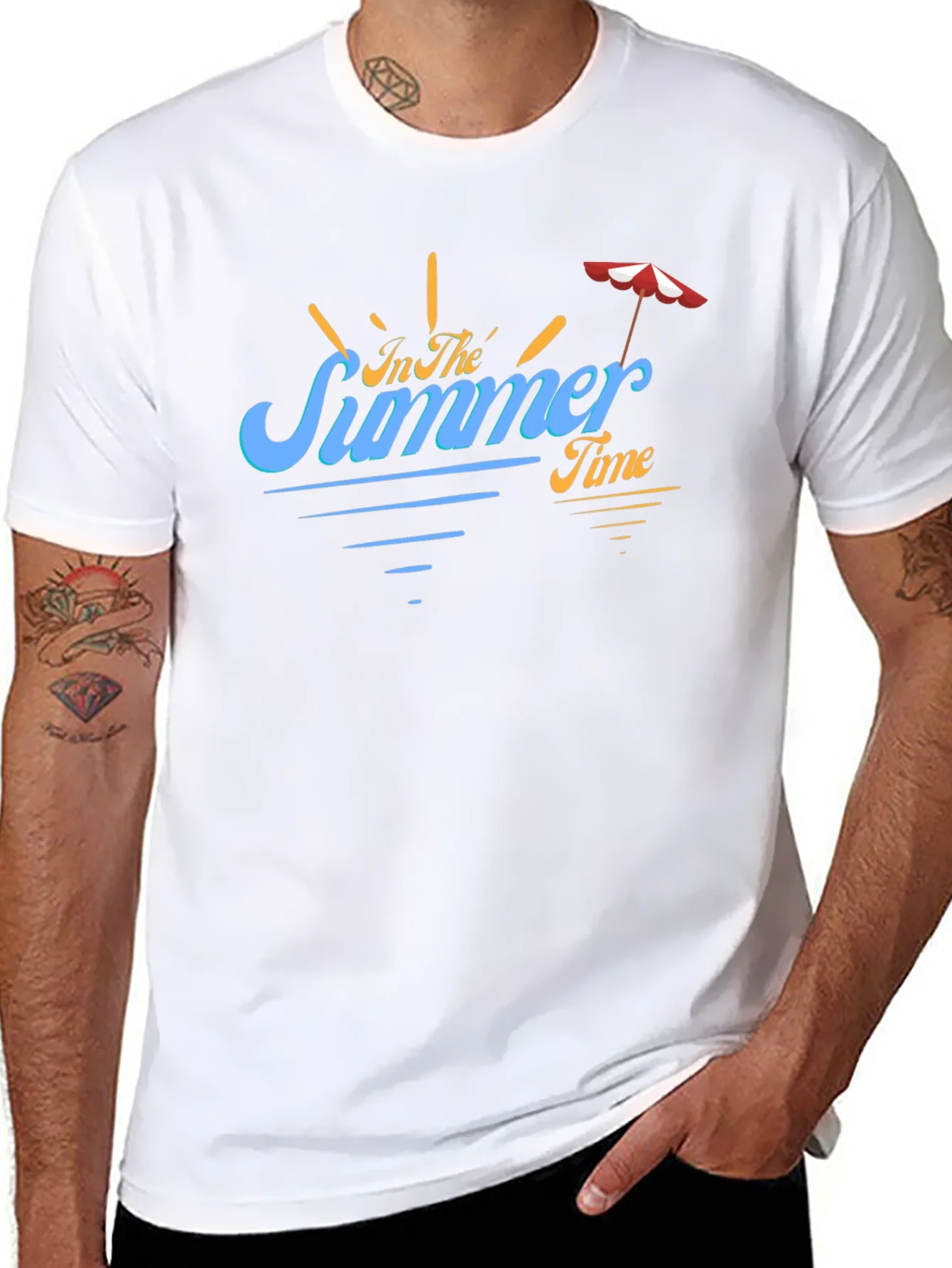 Rebbecca Summer Time T-Shirt - Beach Vibes