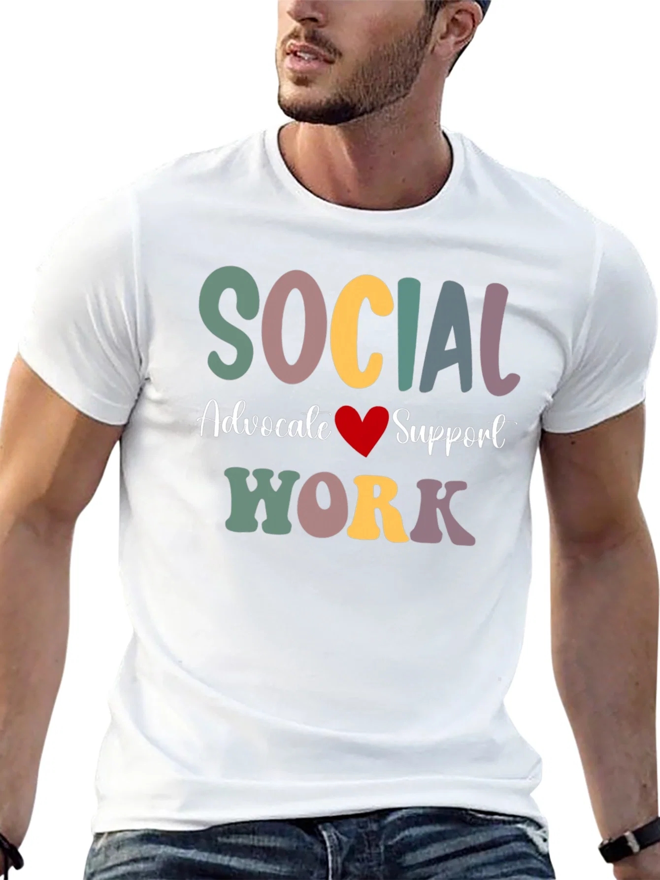 Rebbecca Social Work Advocate Support T-Shirt