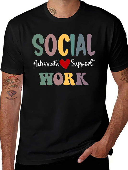 Rebbecca Social Work Advocate Support T-Shirt