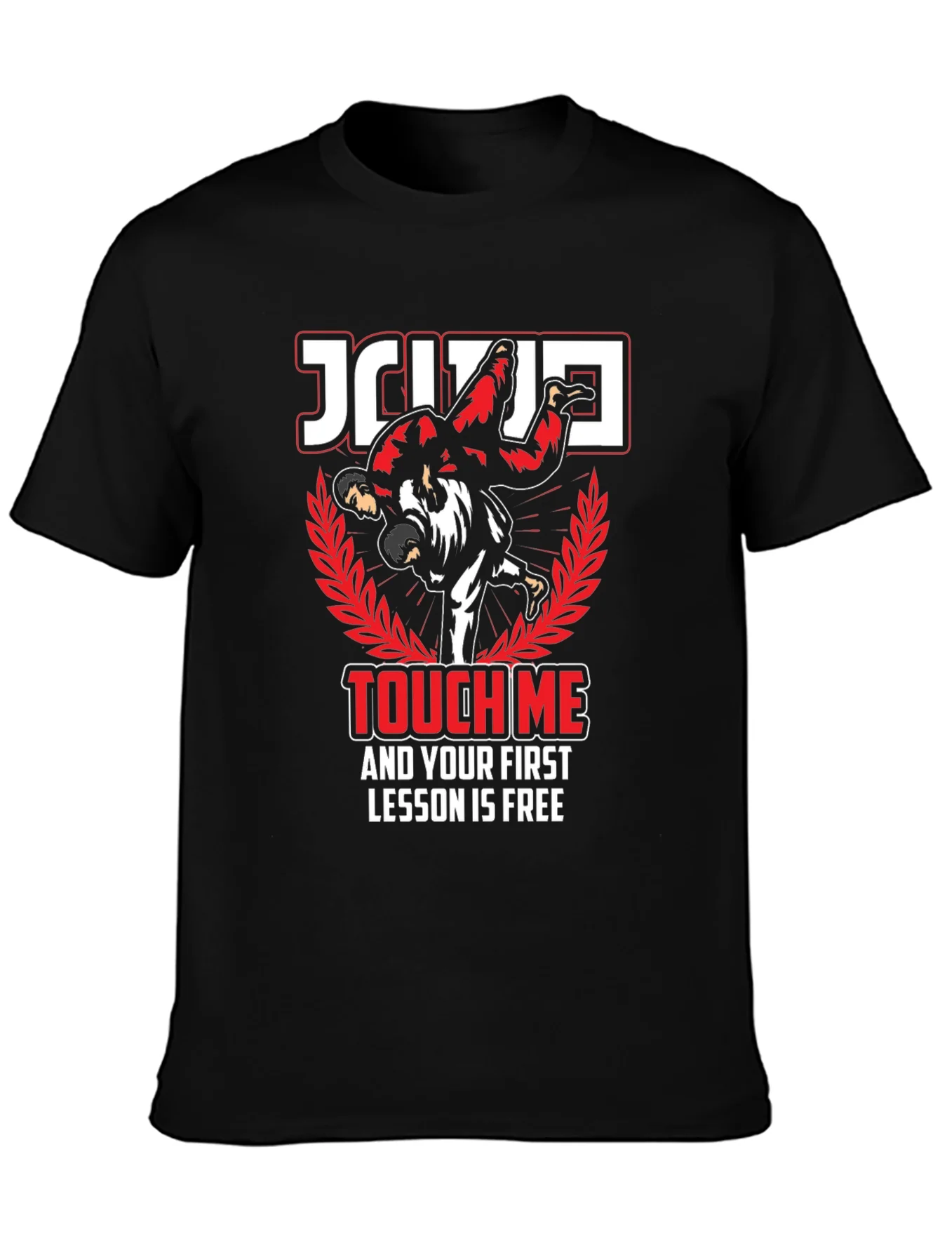 Rebbecca Jiu Jitsu Touch Me Funny Graphic T-Shirt