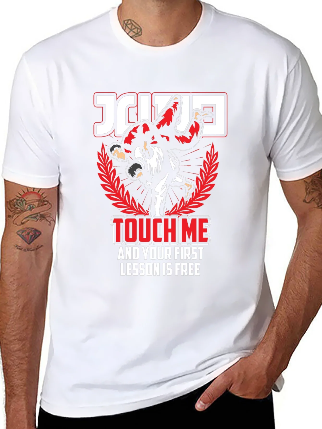 Rebbecca Jiu Jitsu Touch Me Funny Graphic T-Shirt