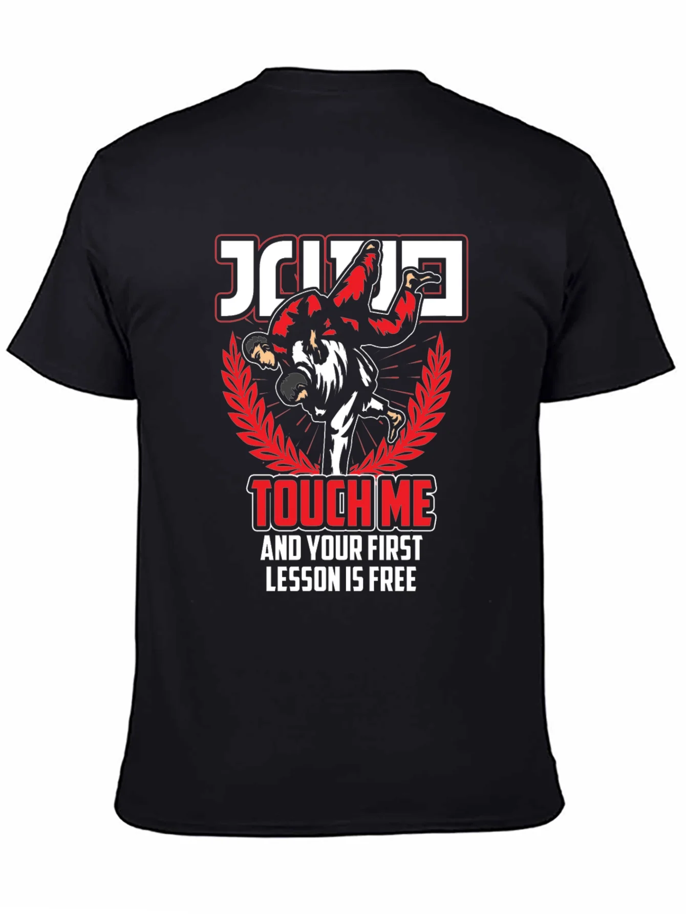 Rebbecca Jiu Jitsu Touch Me Funny Graphic T-Shirt