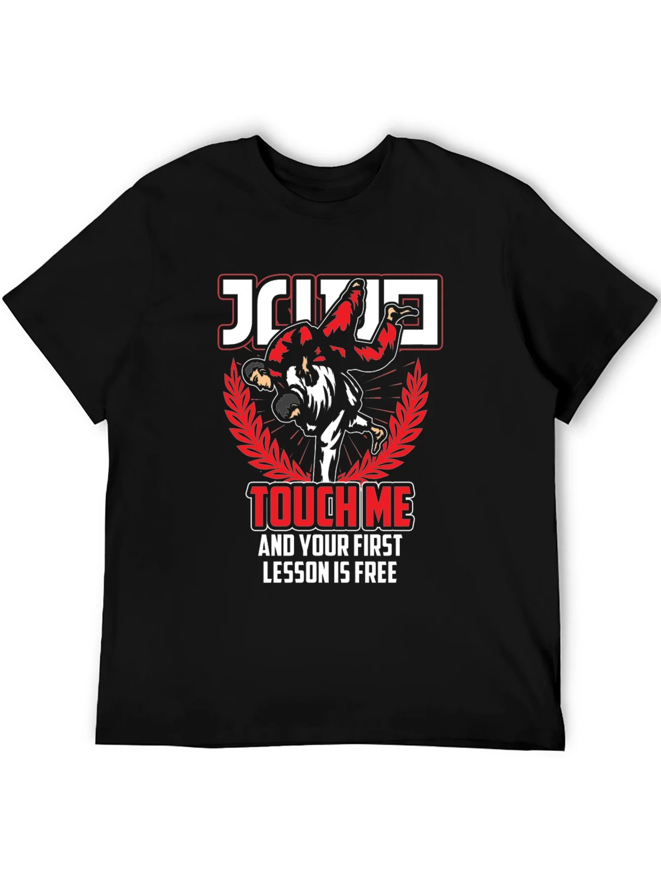 Rebbecca Jiu Jitsu Touch Me Funny Graphic T-Shirt