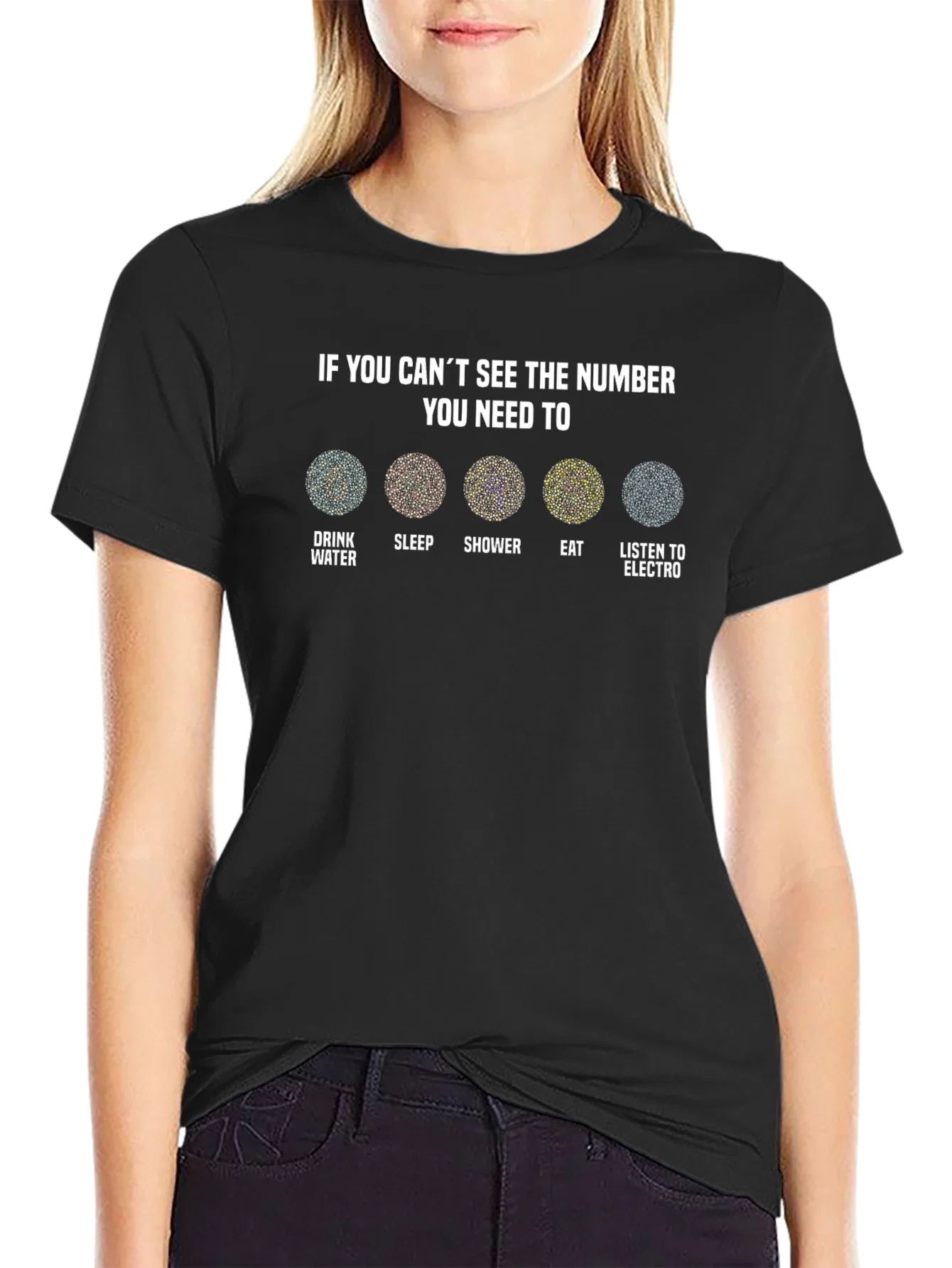Rebbecca If You Cant See the Number T-Shirt