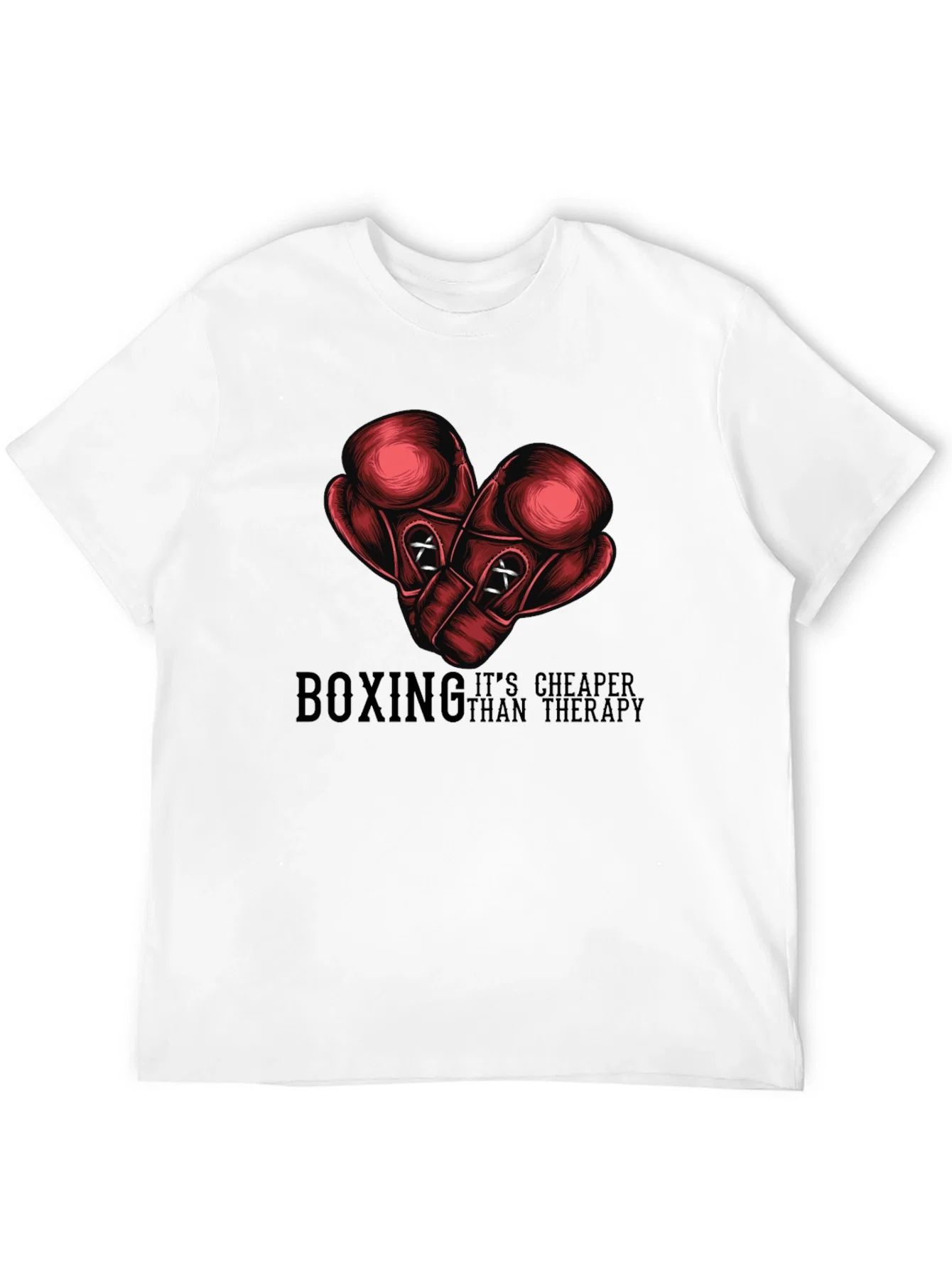 Rebbecca Boxing Cheaper Than Therapy Graphic Tee