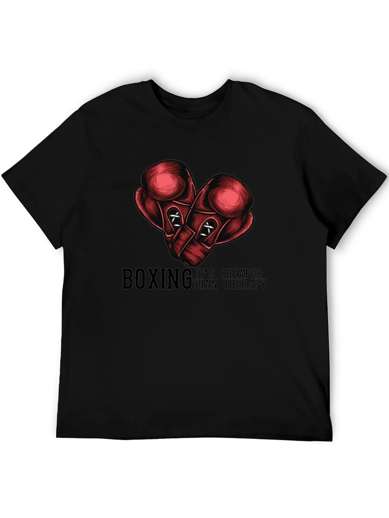 Rebbecca Boxing Cheaper Than Therapy Graphic Tee