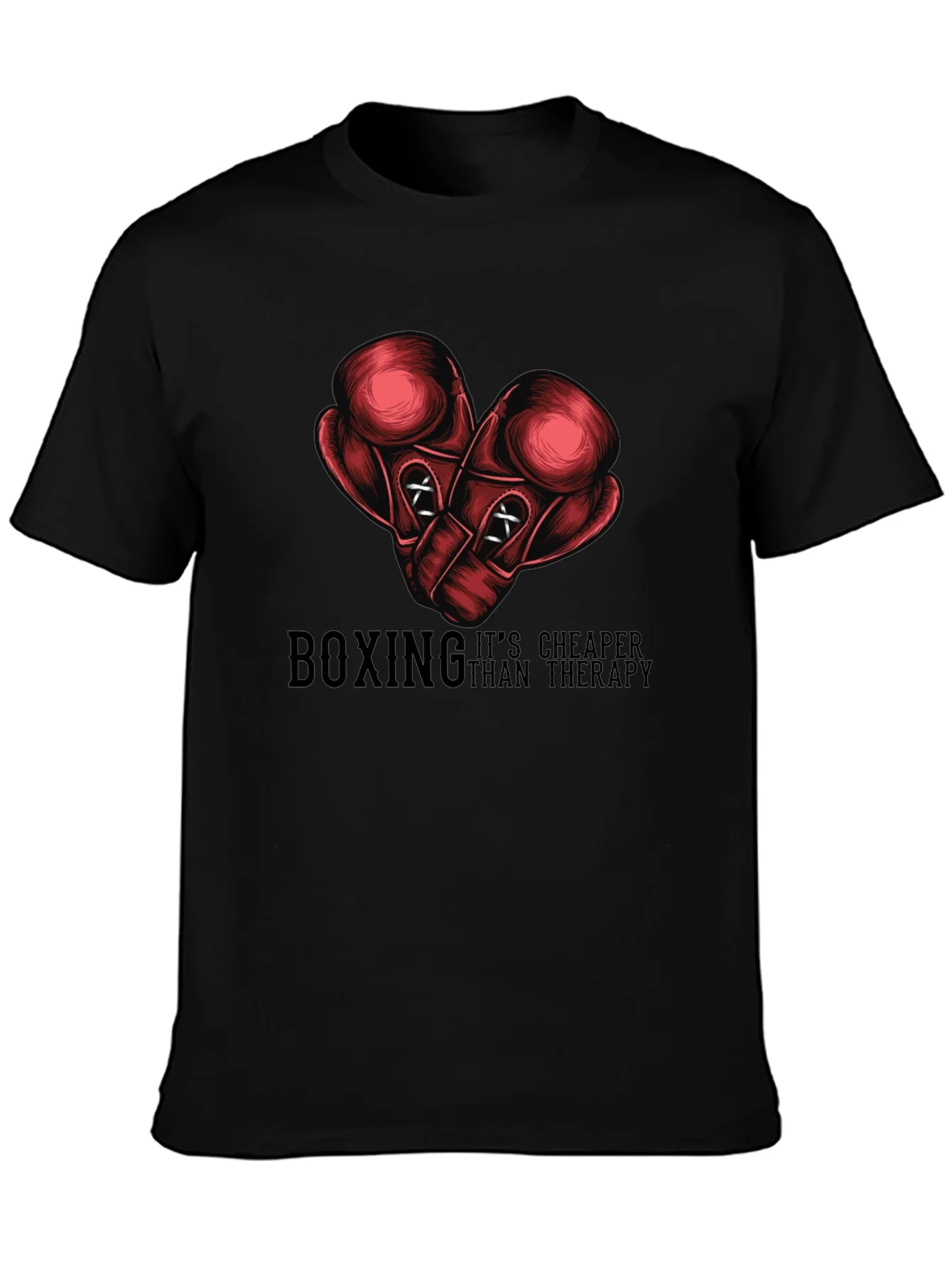 Rebbecca Boxing Cheaper Than Therapy Graphic Tee