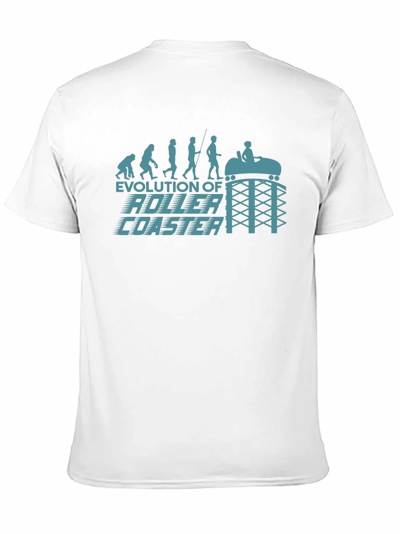 Camiseta Negra Evoluci¨®n Monta?a Rusa para Hombre