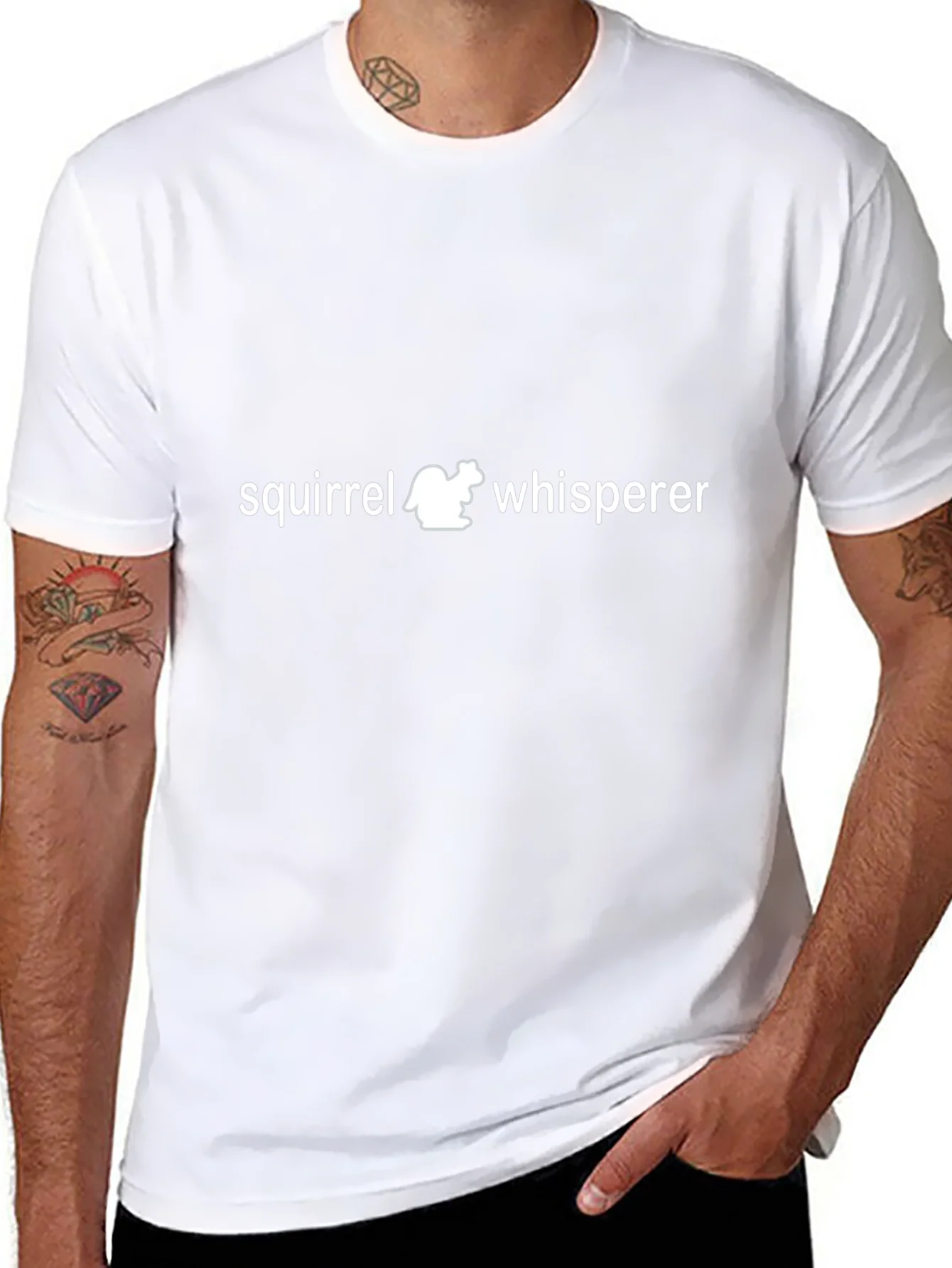 Rebbecca Squirrel Whisperer Graphic Tee - Black