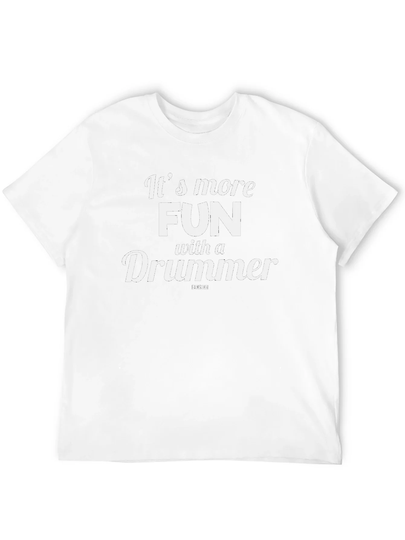 Camiseta Negra: ?M¨¢s Diversi¨®n con un Baterista!