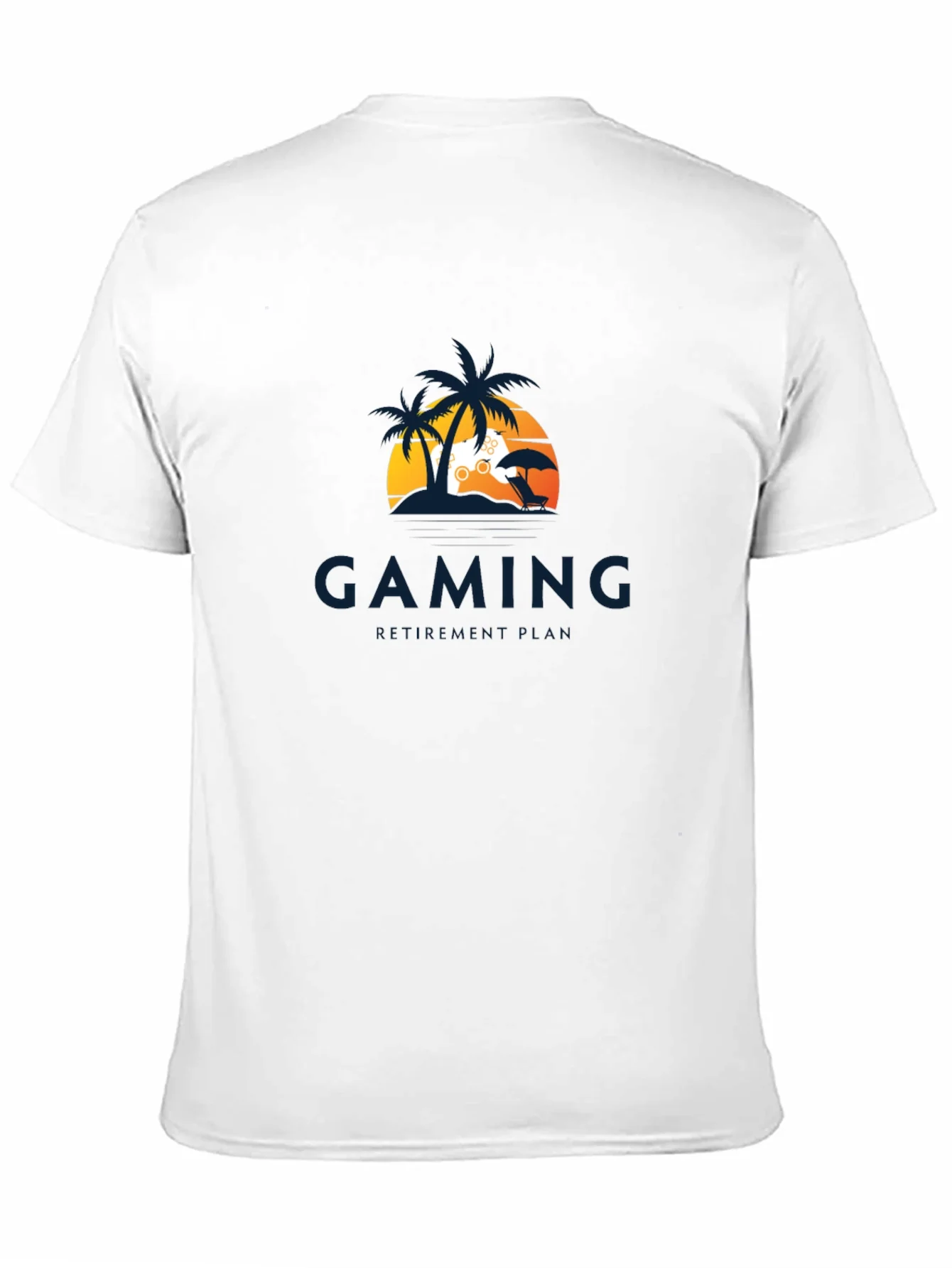 Camiseta Negra Gaming: Sol Playa y Videojuegos