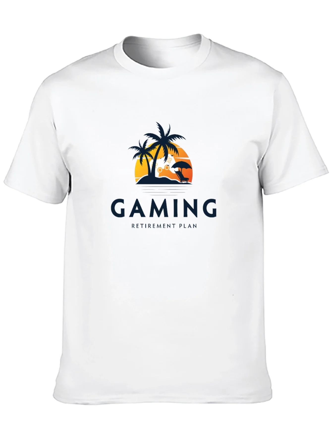 Camiseta Negra Gaming: Sol Playa y Videojuegos