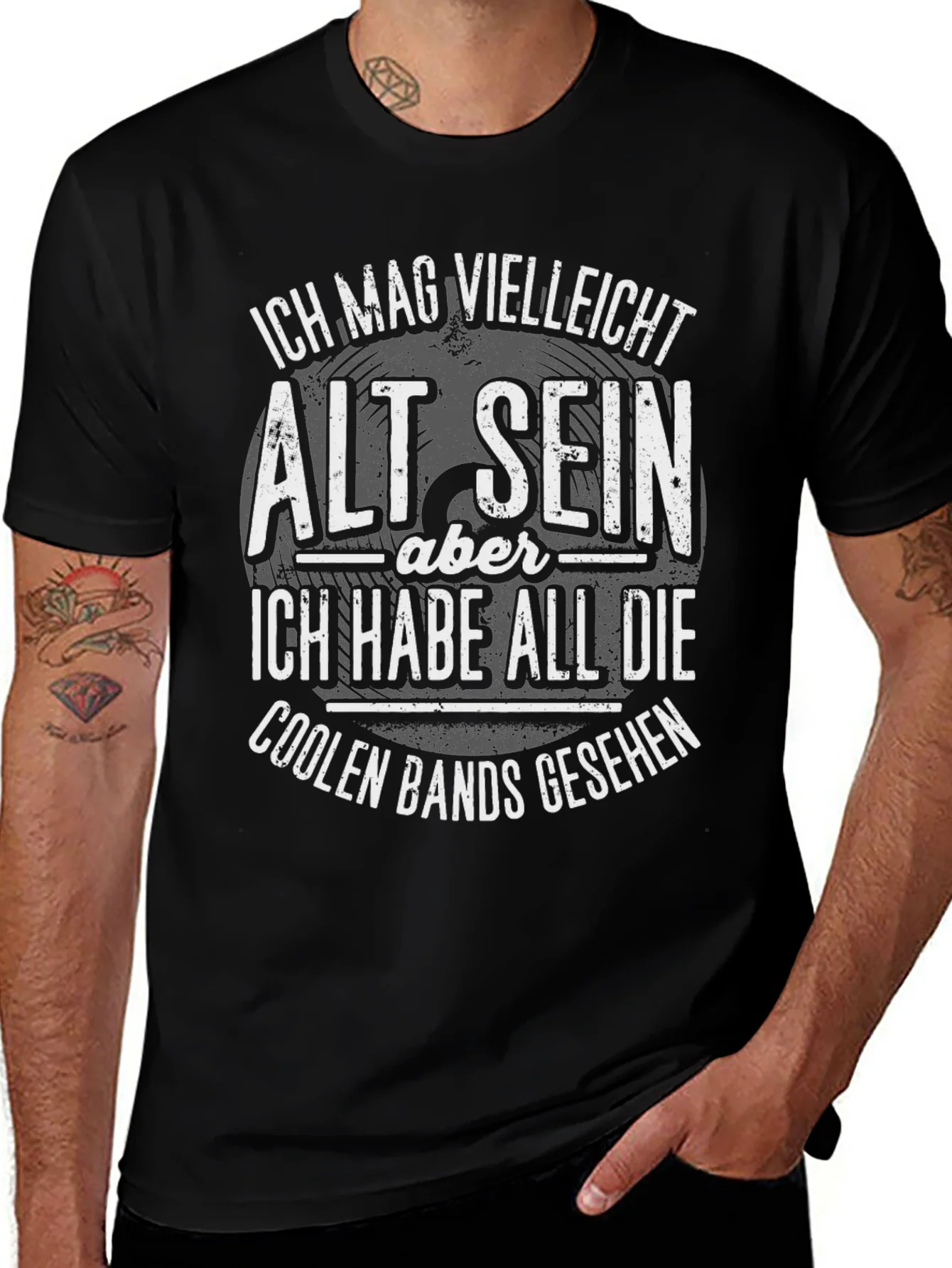 Rebbecca Cool Bands Seen Black Graphic Tee