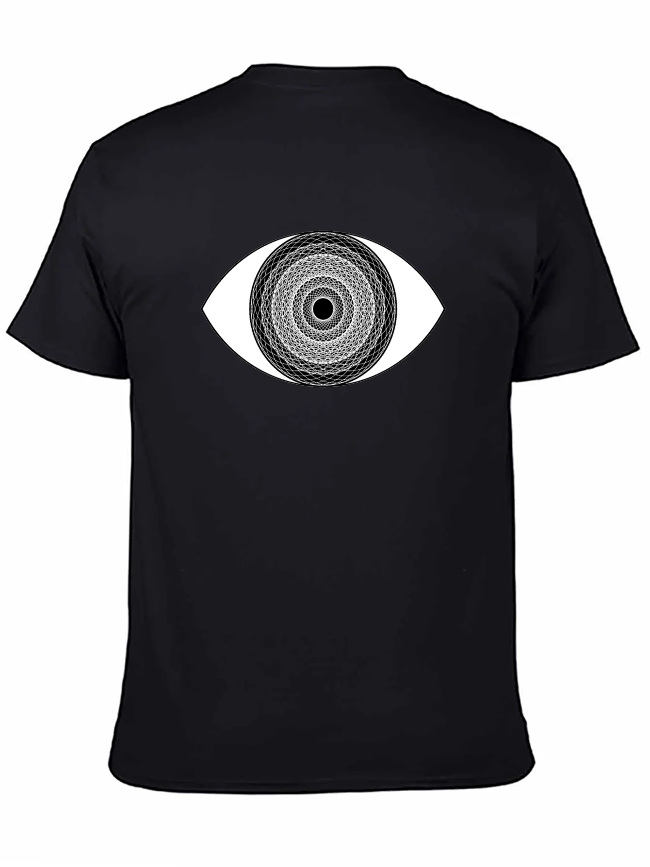 Camiseta Hombre Ojo Geom¨¦trico Algod¨®n